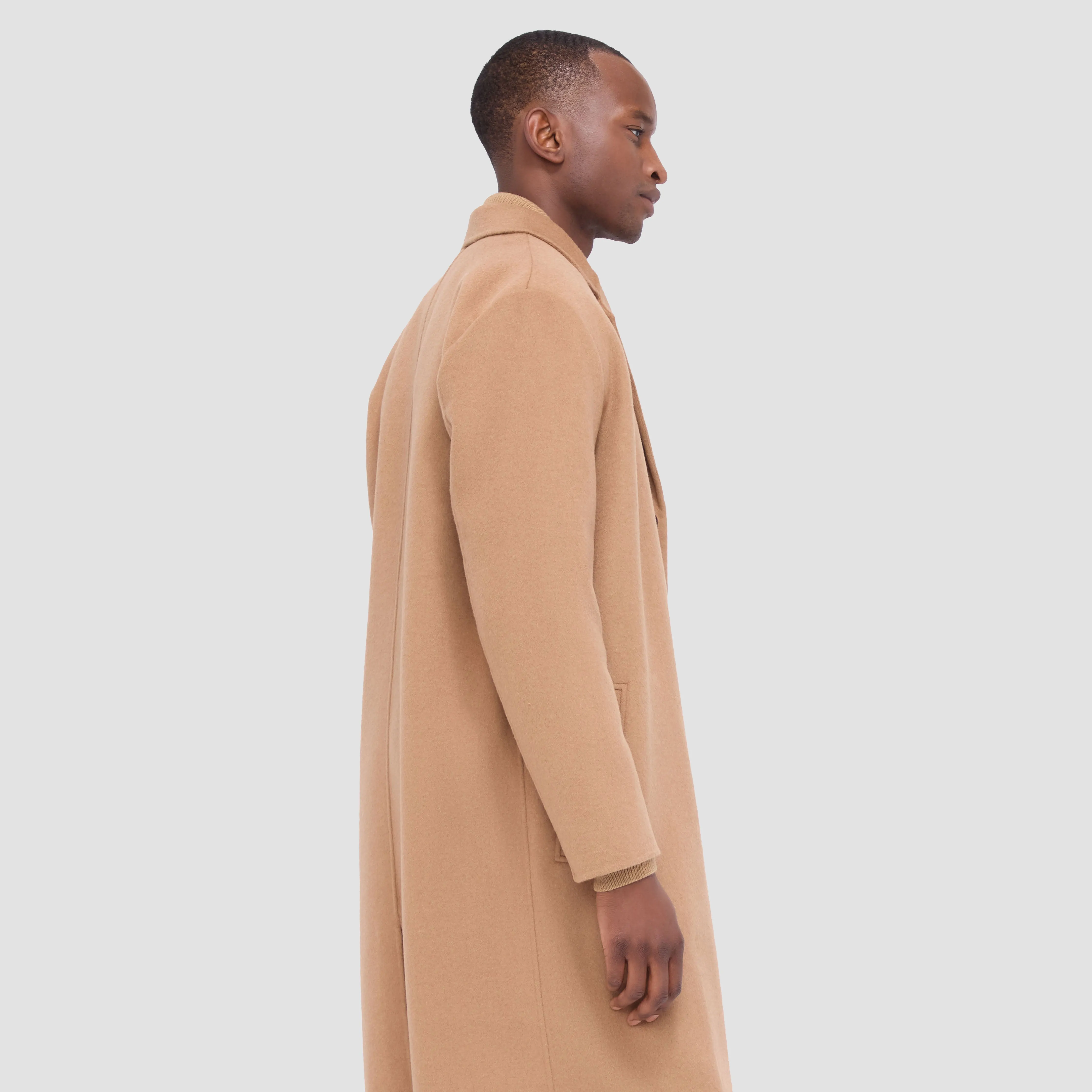Full Length Wool Coat sold by Bugatchi product image thumbnail 3