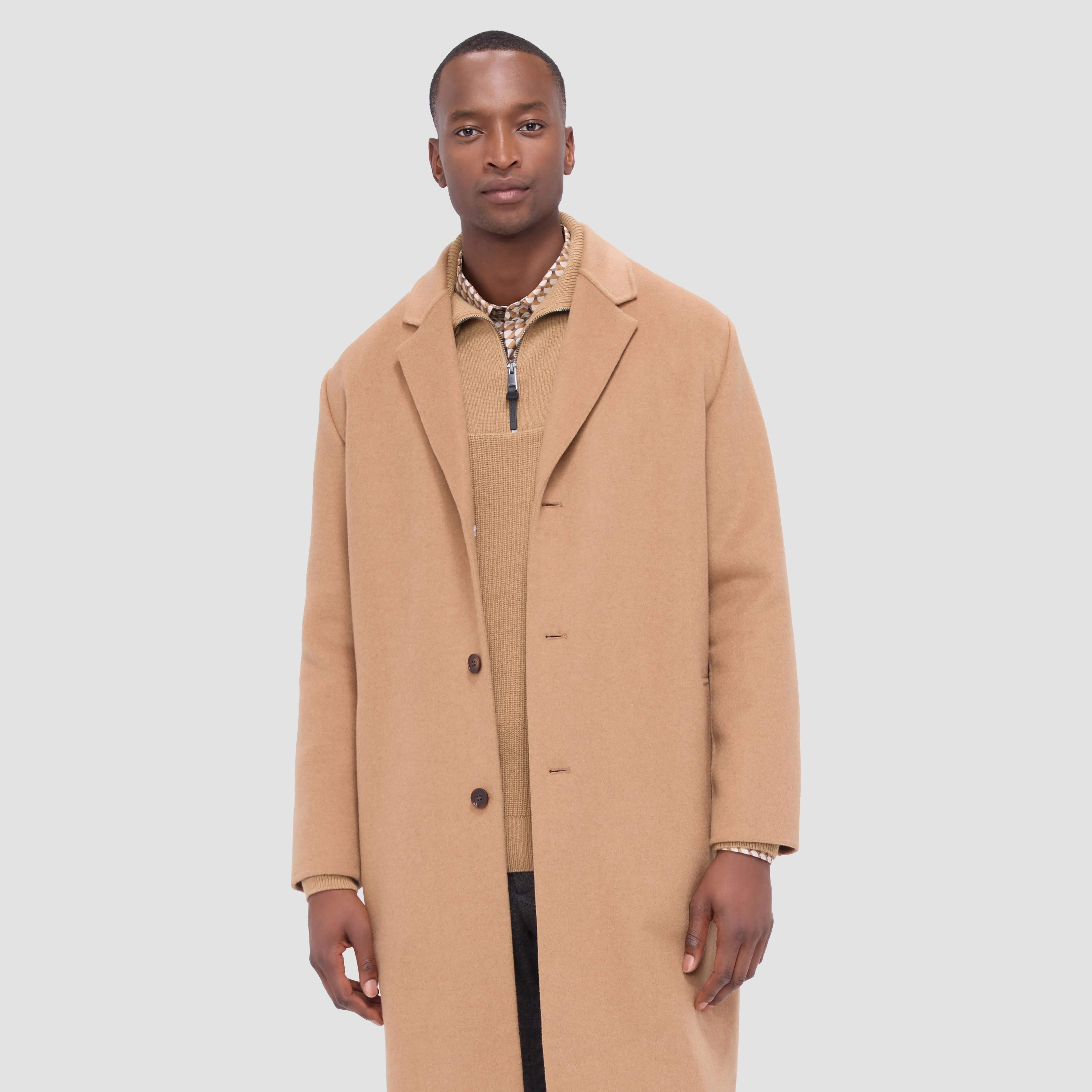 Full Length Wool Coat sold by Bugatchi product image thumbnail 2