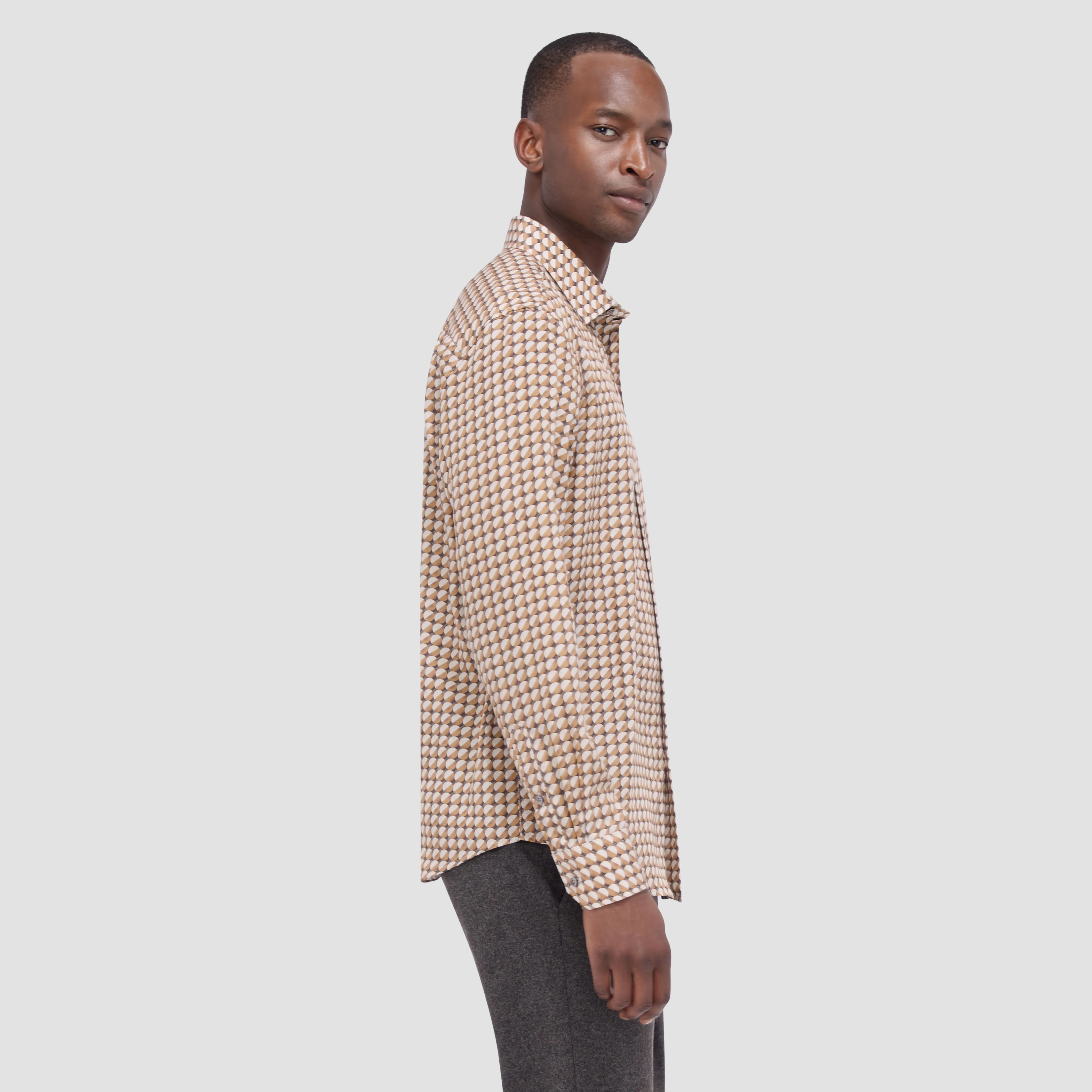 Julian Geometric Shirt sold by Bugatchi product image thumbnail 3