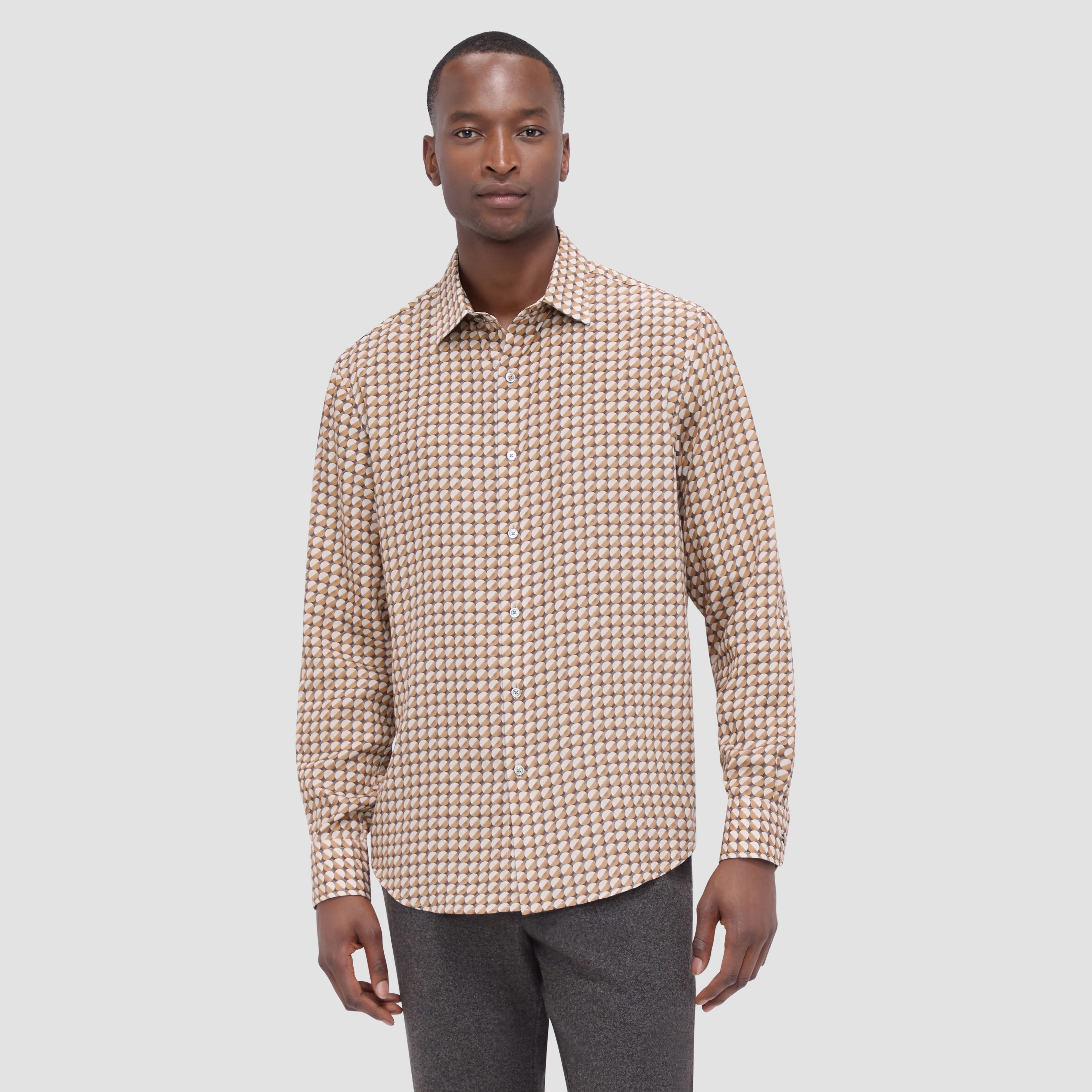 Julian Geometric Shirt sold by Bugatchi product image thumbnail 2