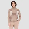 Mixed Stitch Turtleneck Sweater sold by Bugatchi