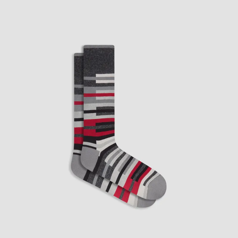 Striped Mid-Calf Socks sold by Bugatchi