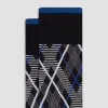 Geometric Mid-Calf Socks sold by Bugatchi