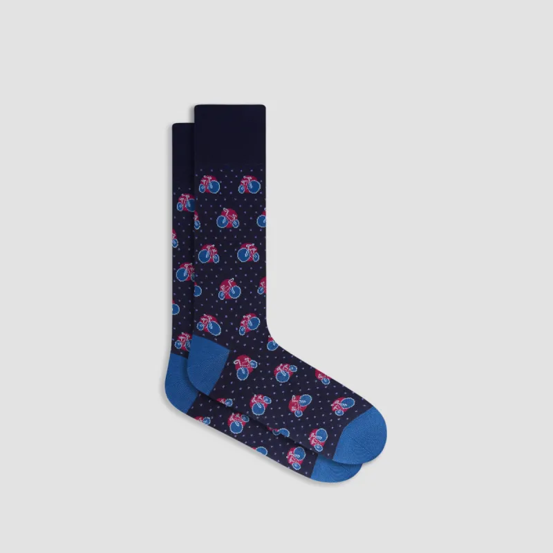 High Wheel Mid-Calf Socks sold by Bugatchi