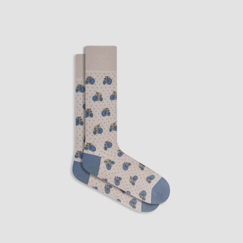 High Wheel Mid-Calf Socks sold by Bugatchi