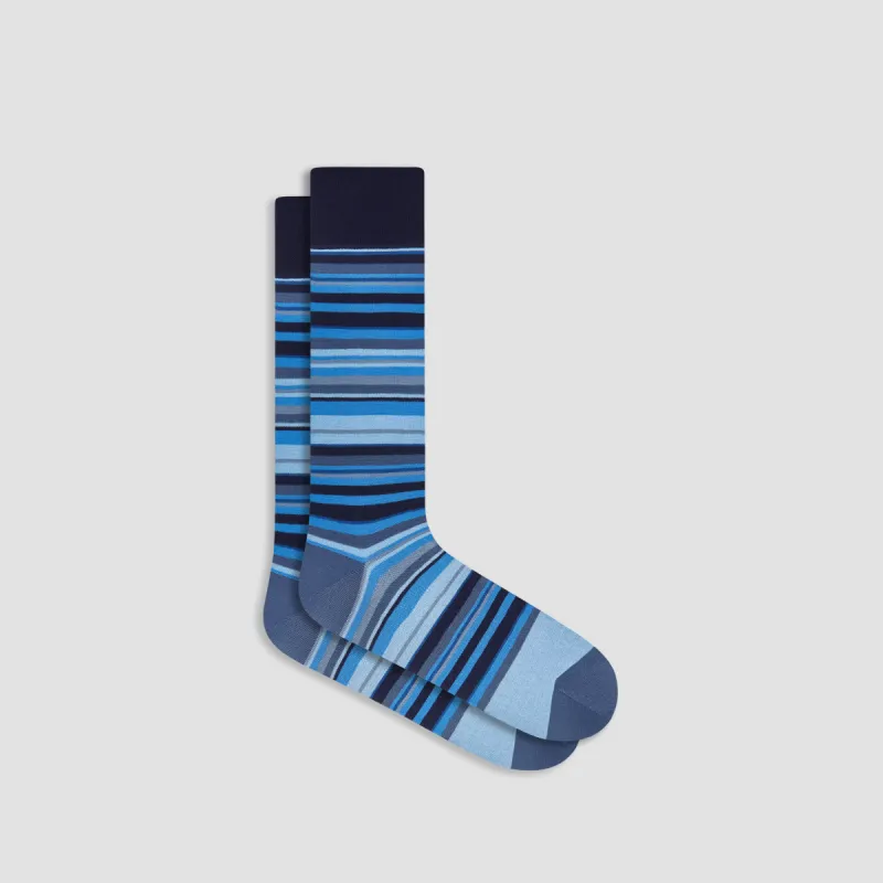 Striped Mid-Calf Socks sold by Bugatchi