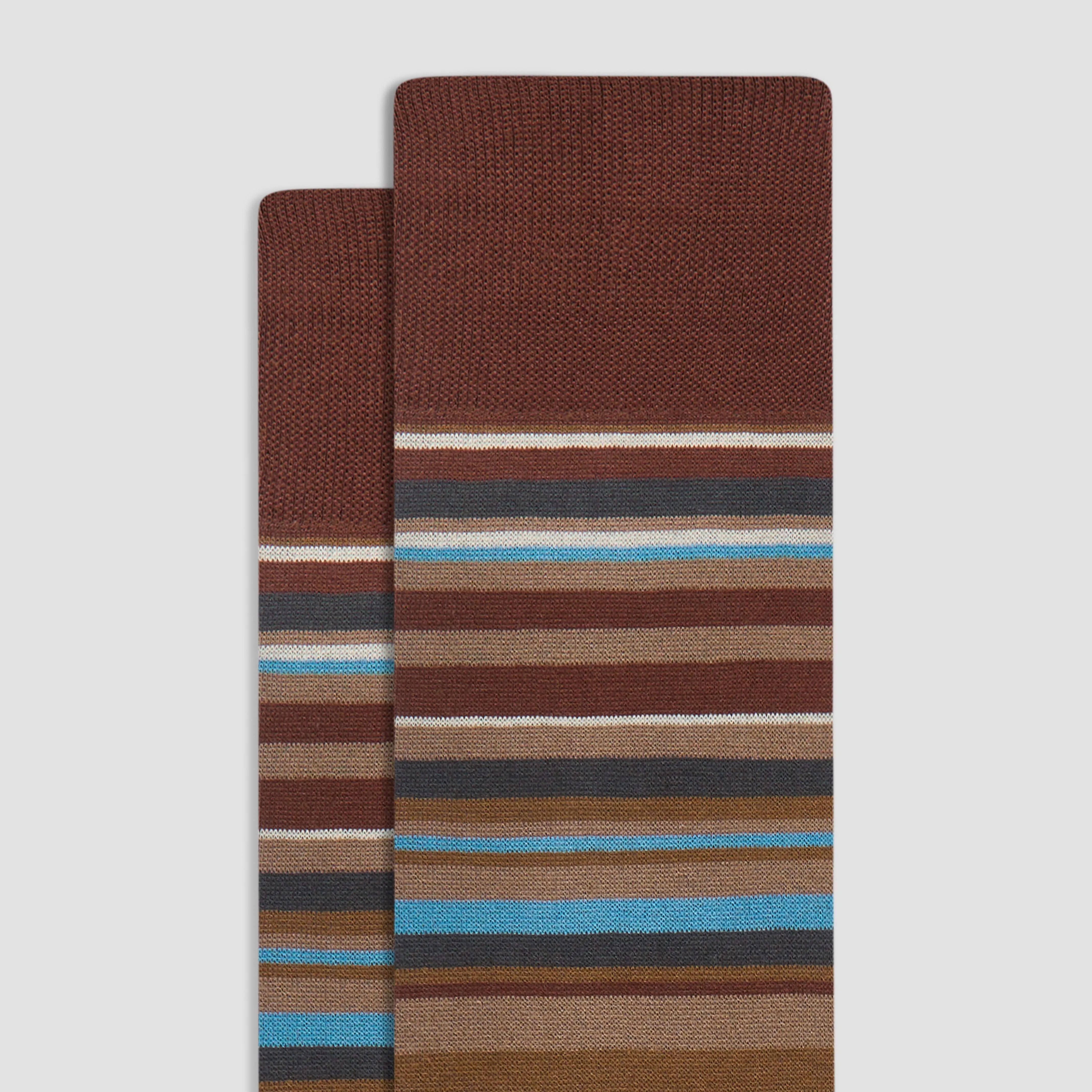 Striped Mid-Calf Socks sold by Bugatchi product image thumbnail 2