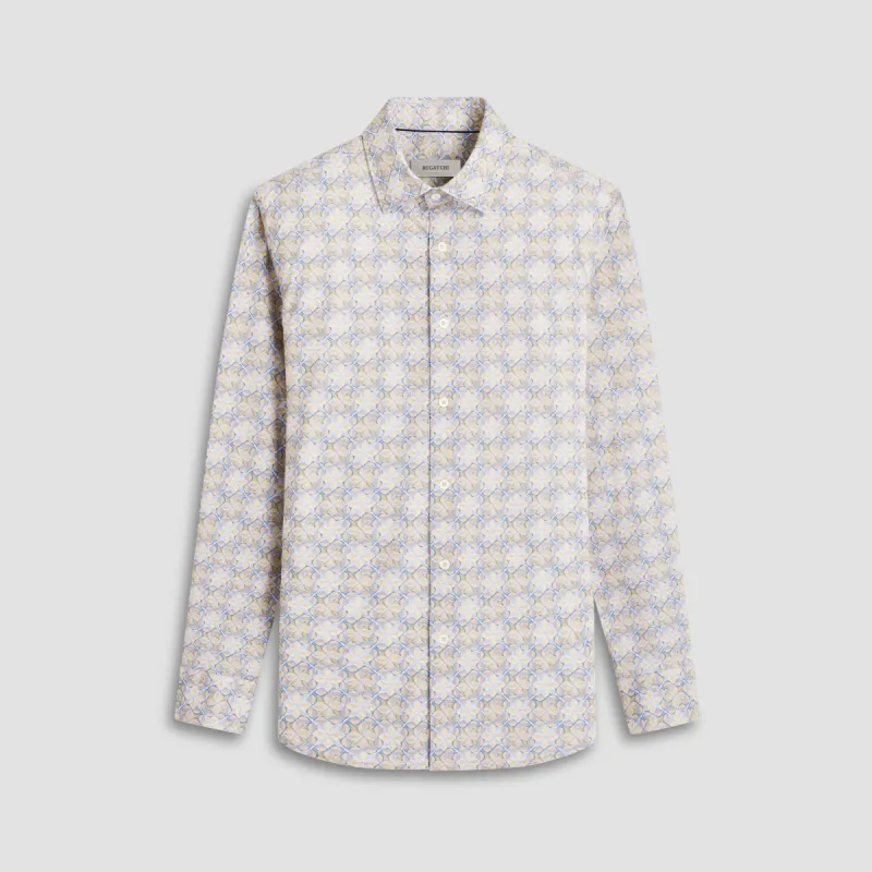 James Geometric Abstract OoohCotton Shirt sold by Bugatchi