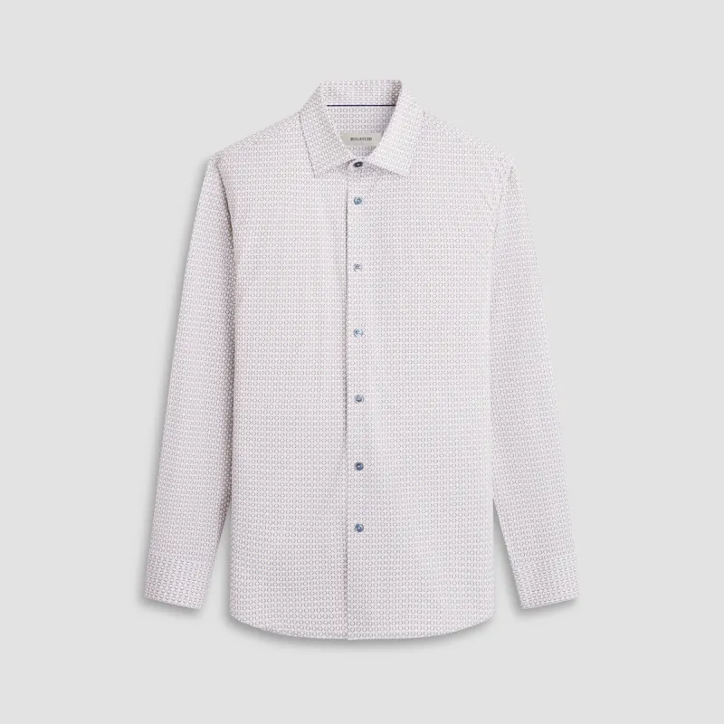 James Geometric OoohCotton Shirt sold by Bugatchi
