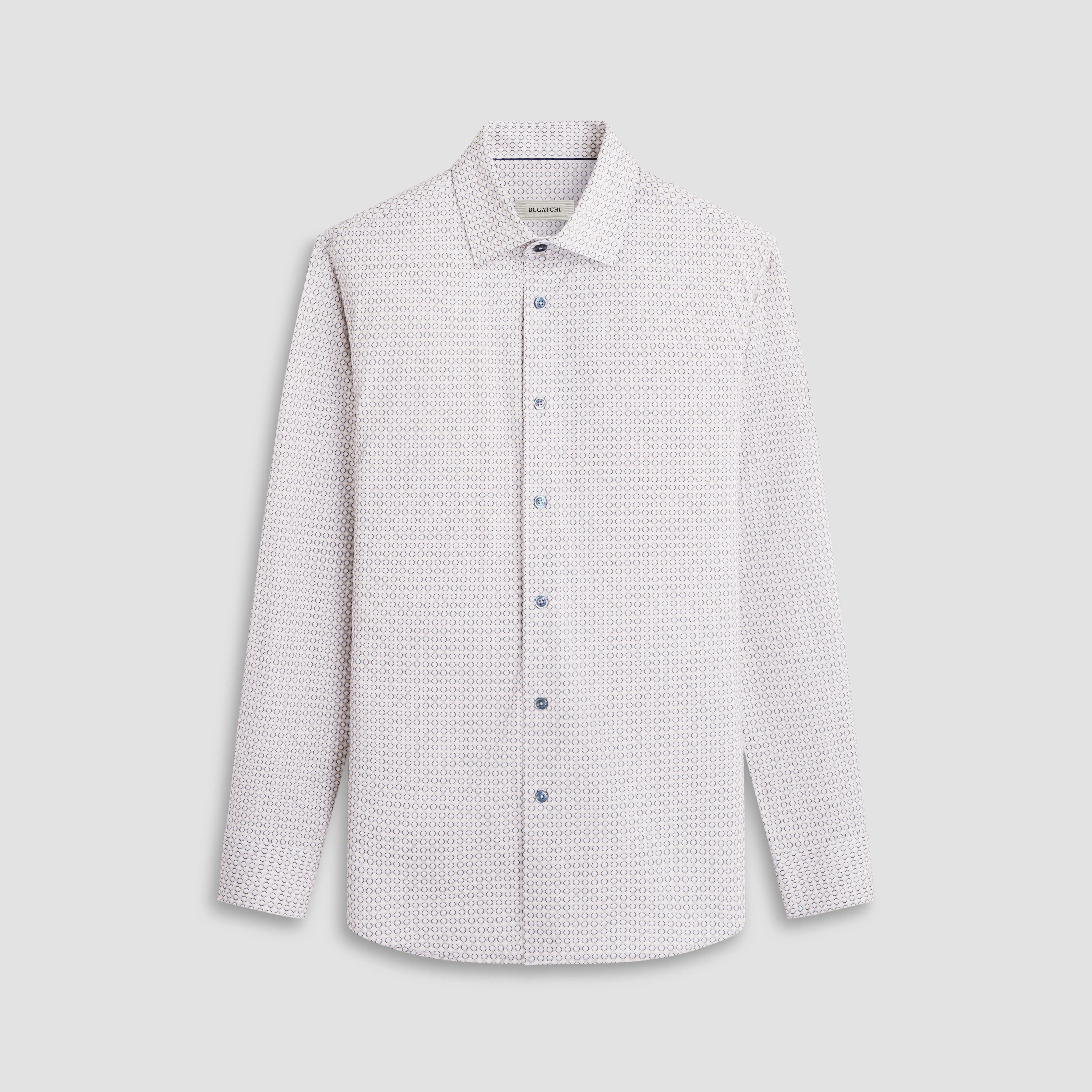 James Geometric OoohCotton Shirt sold by Bugatchi