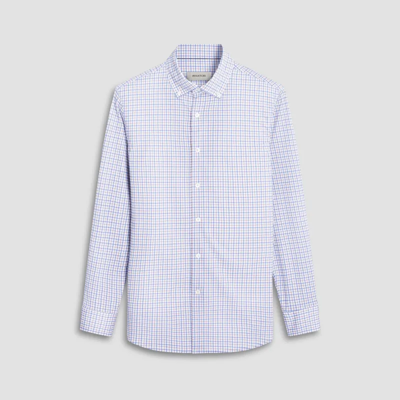 James Checkered OoohCotton Shirt sold by Bugatchi