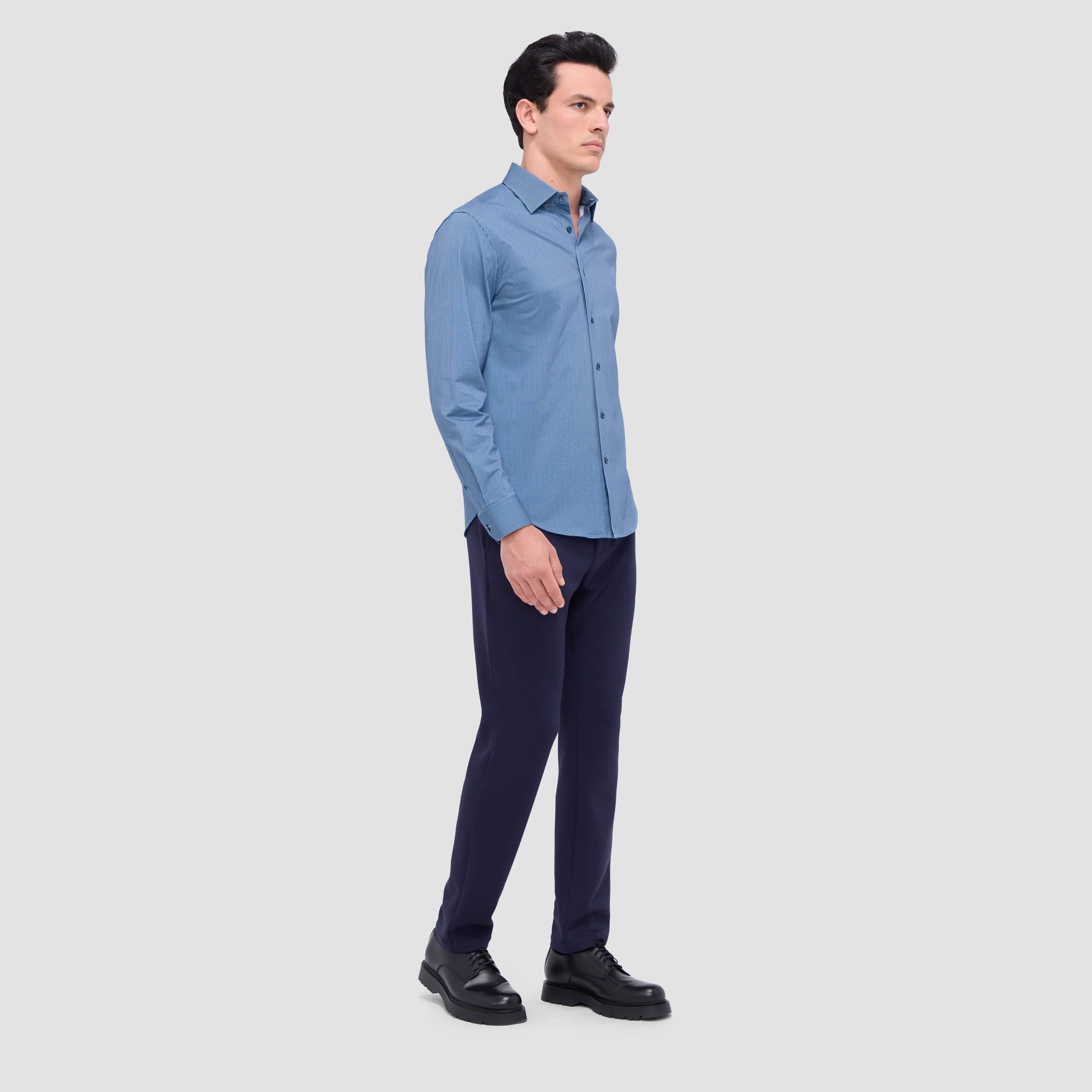 James Striped OoohCotton Shirt sold by Bugatchi product image thumbnail 5