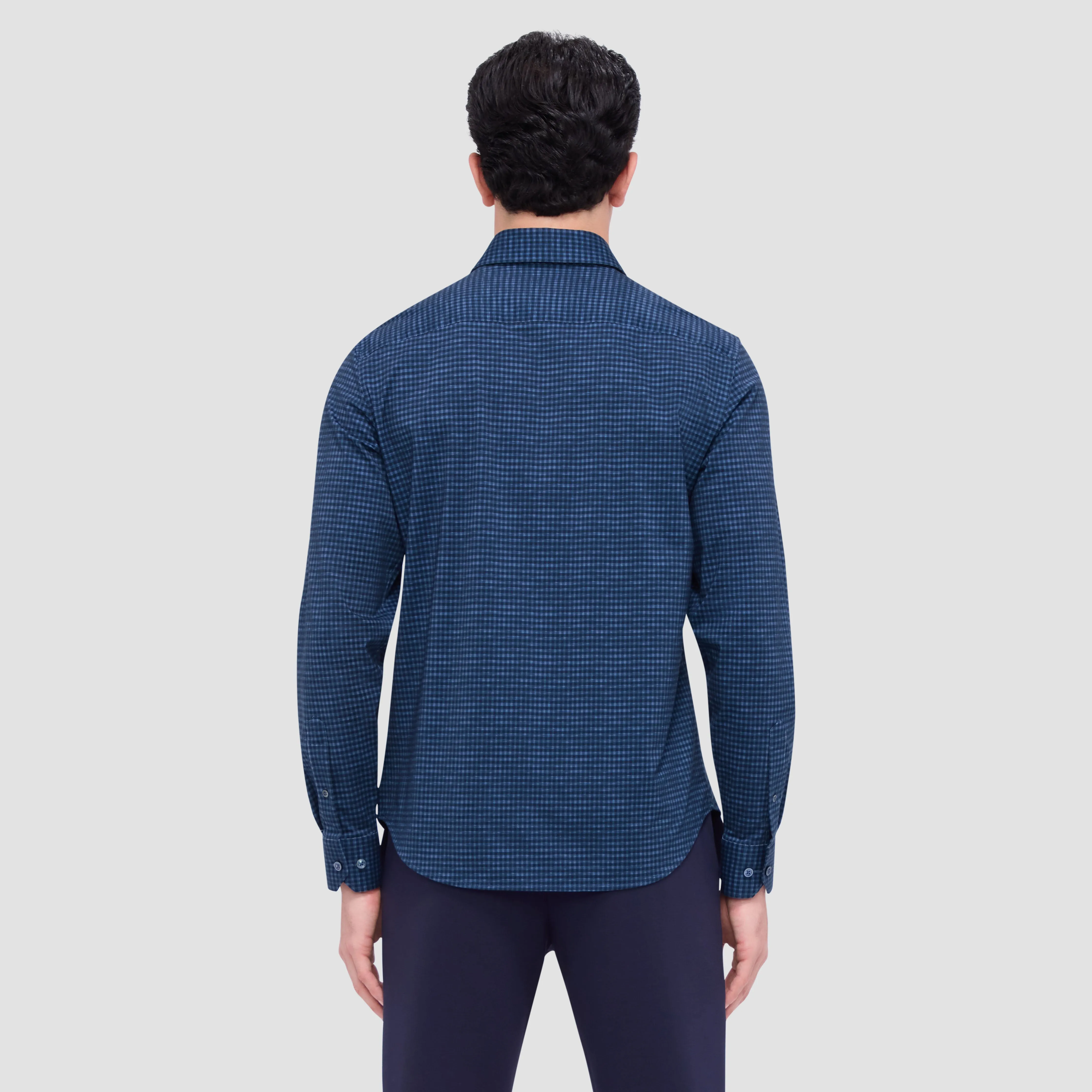 James Checkered OoohCotton Shirt sold by Bugatchi product image thumbnail 4