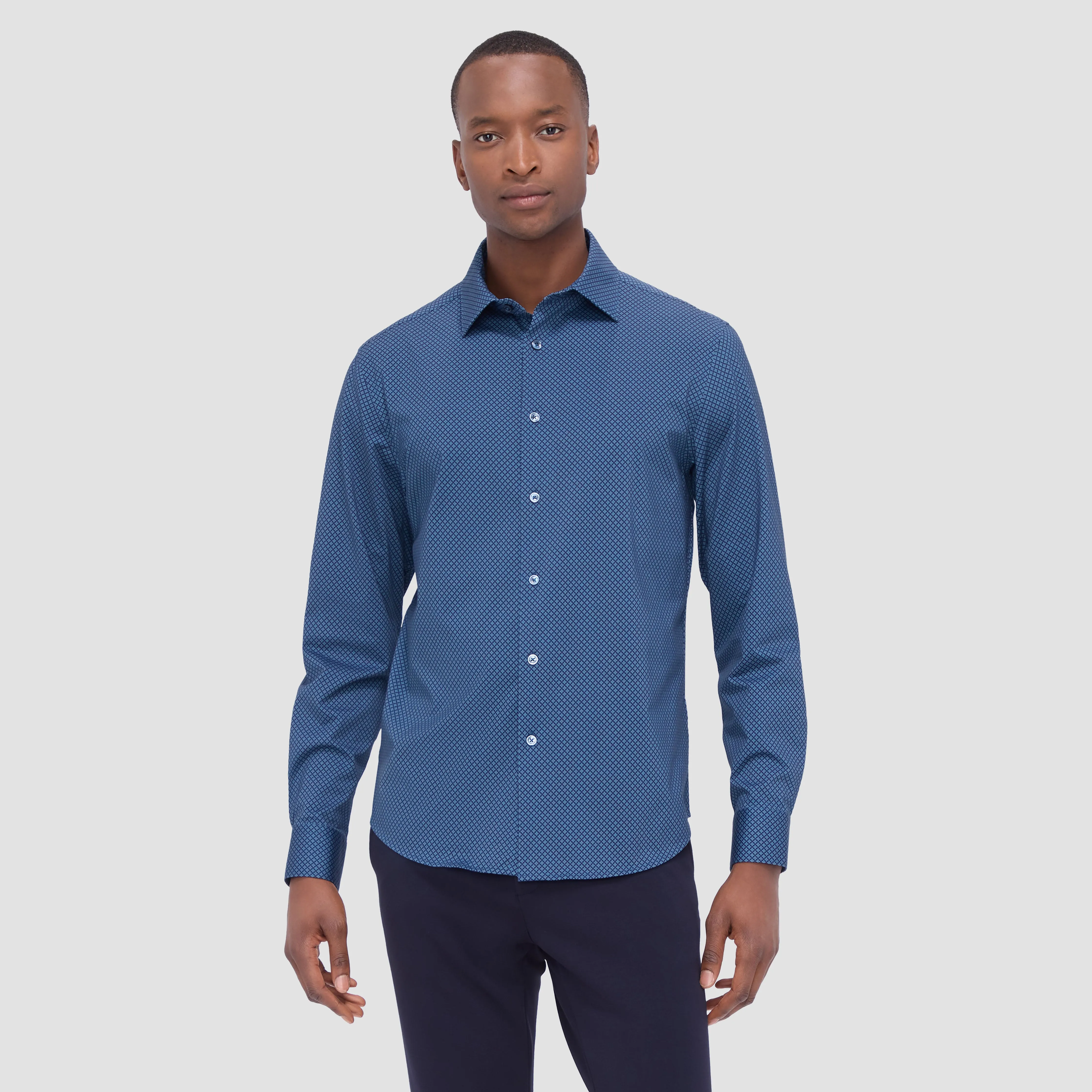 James Checkered OoohCotton Shirt sold by Bugatchi product image thumbnail 2