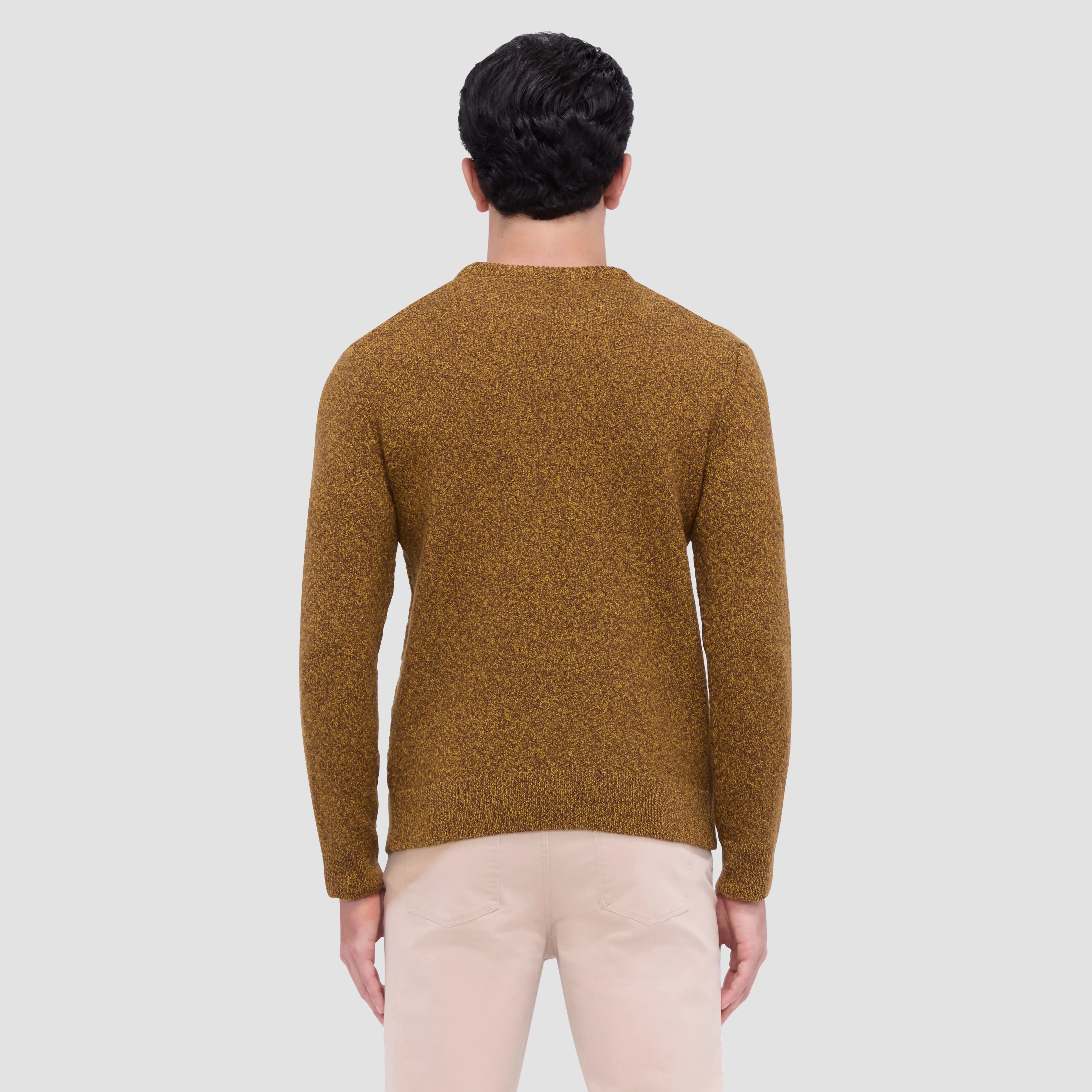 Heathered Crew Neck Sweater sold by Bugatchi product image thumbnail 4