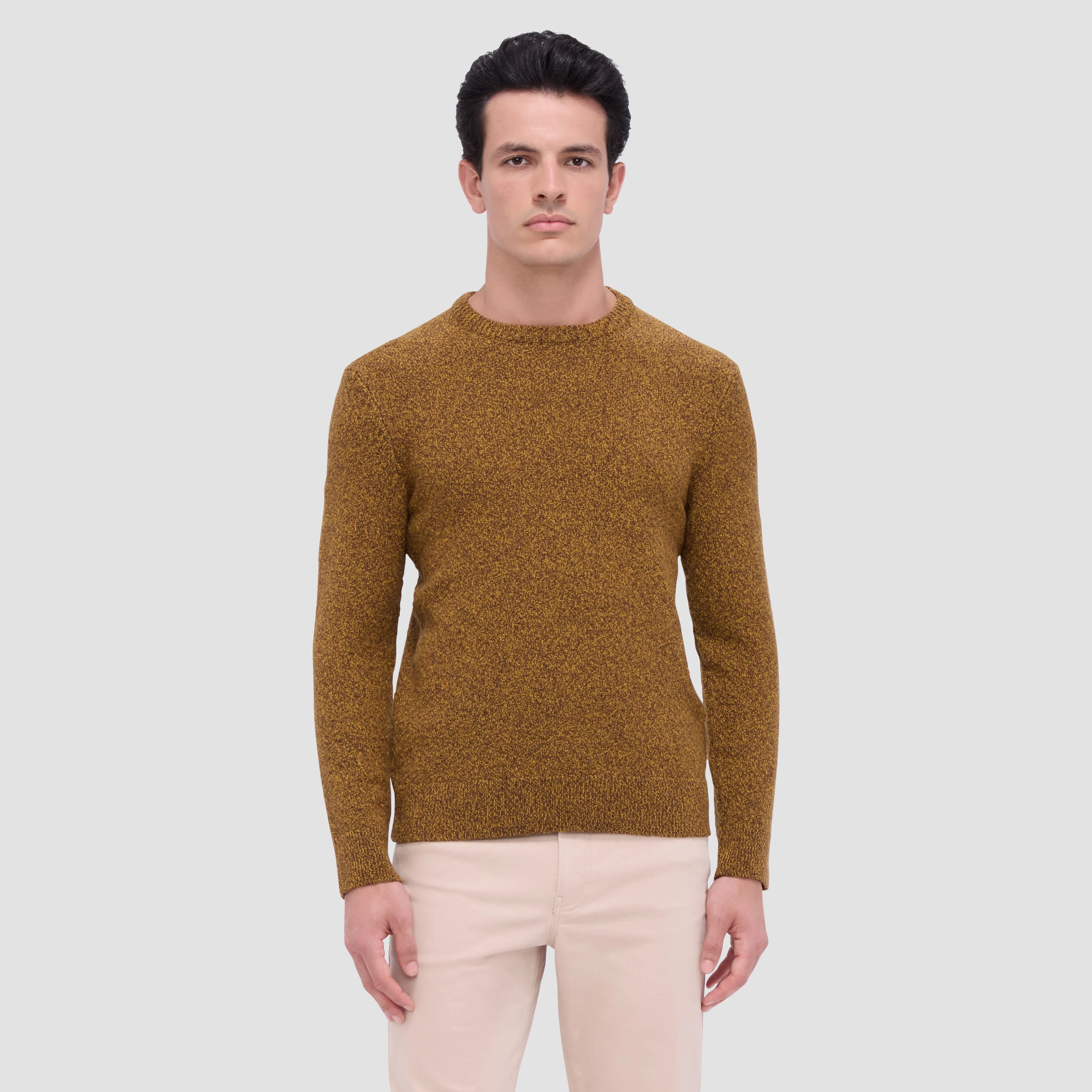 Heathered Crew Neck Sweater sold by Bugatchi product image thumbnail 2