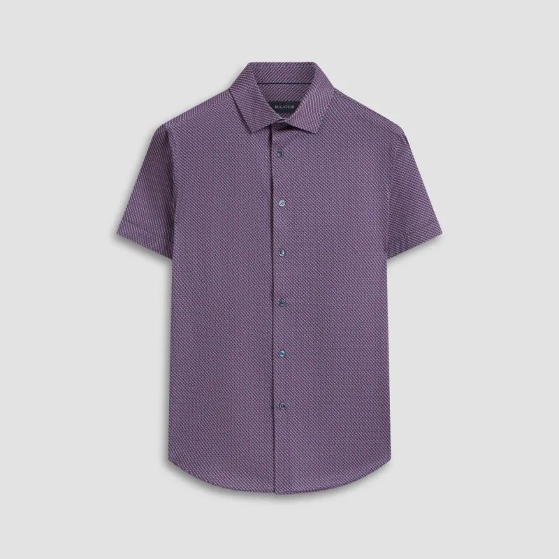 Miles Diamond OoohCotton Short Sleeve Shirt sold by Bugatchi