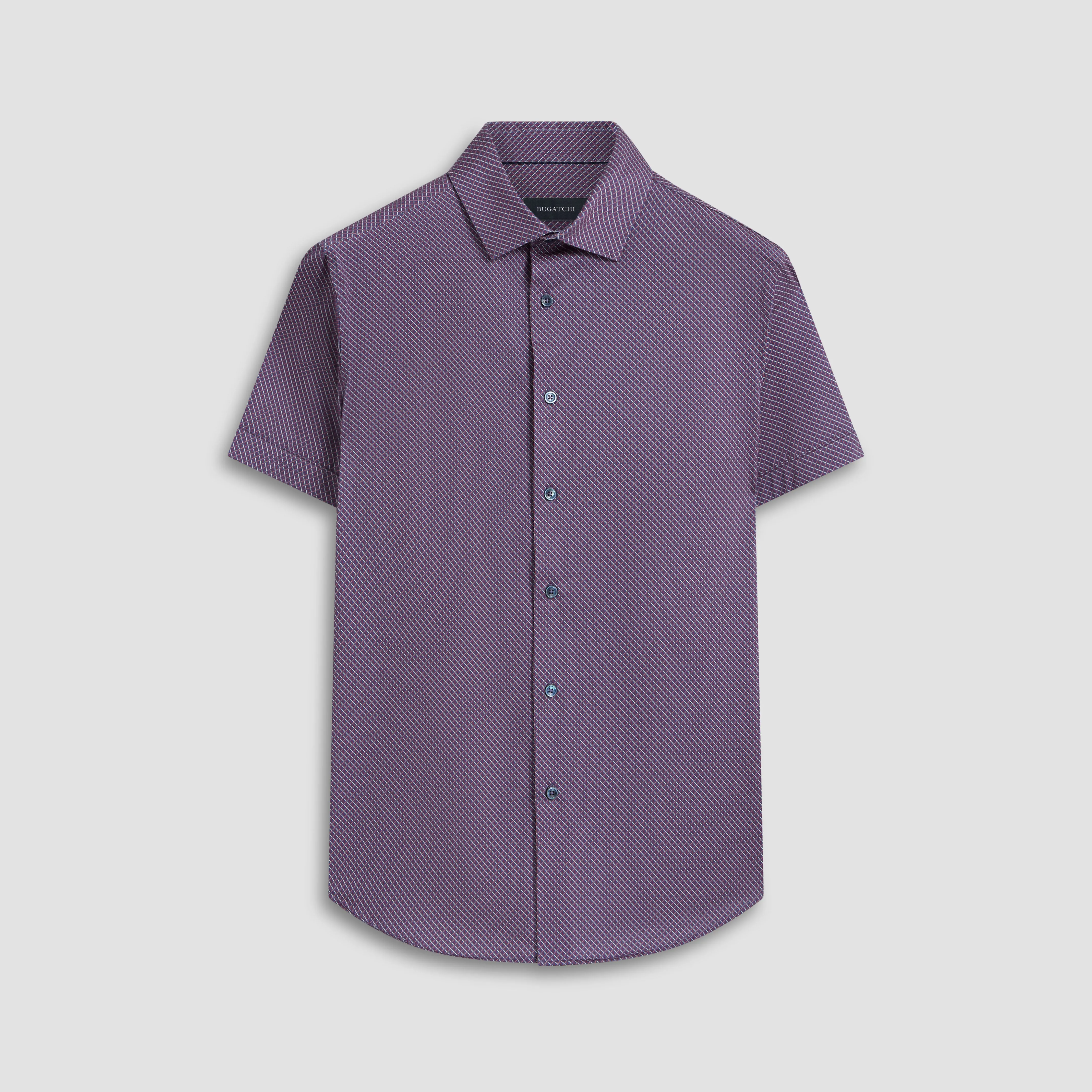 Miles Diamond OoohCotton Short Sleeve Shirt sold by Bugatchi