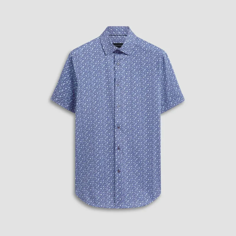 Miles Floral OoohCotton Short Sleeve Shirt sold by Bugatchi