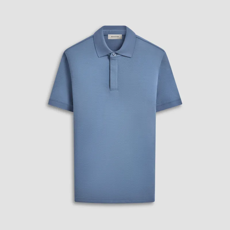 Waffled Performance Polo sold by Bugatchi