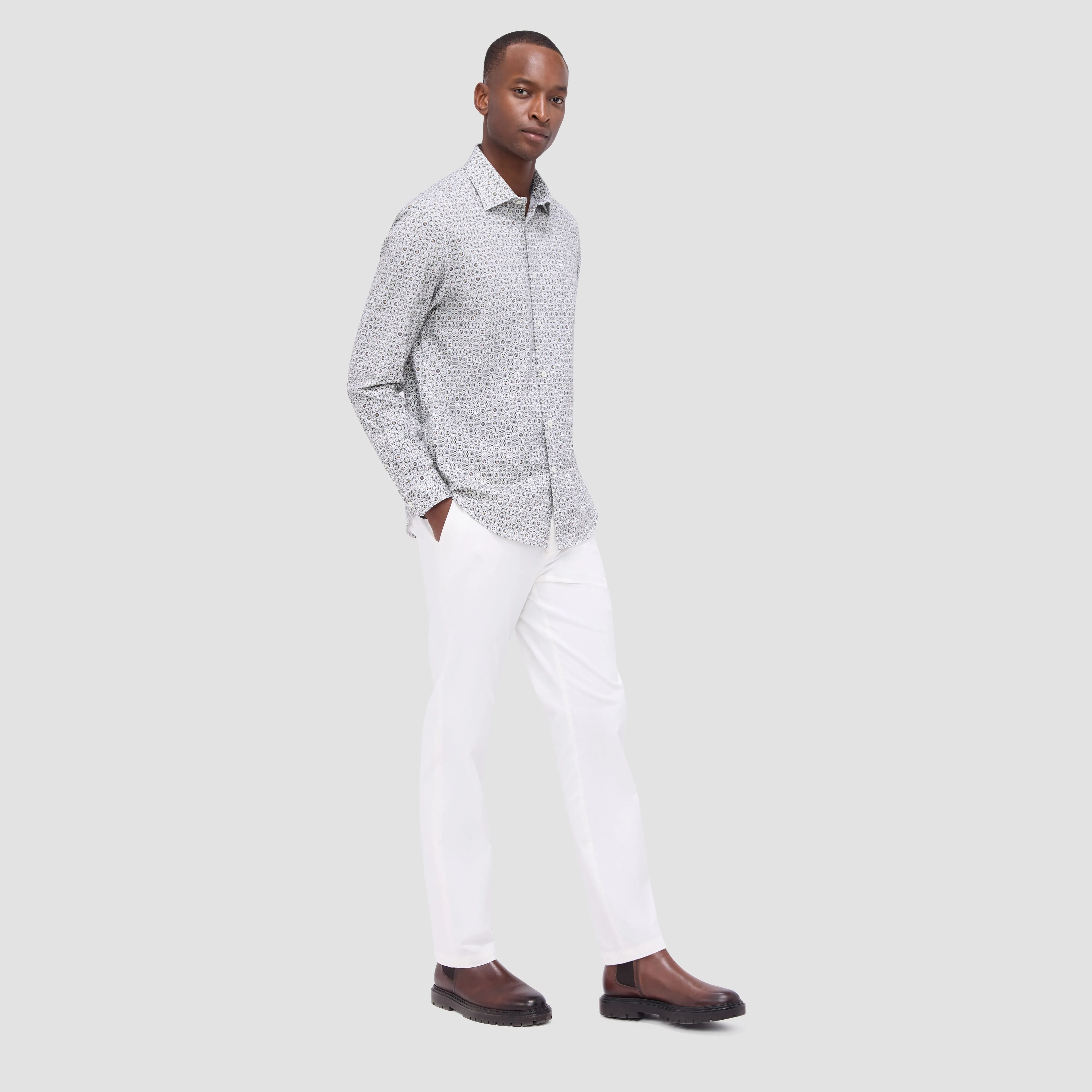 James Medallion OoohCotton Shirt sold by Bugatchi product image thumbnail 5