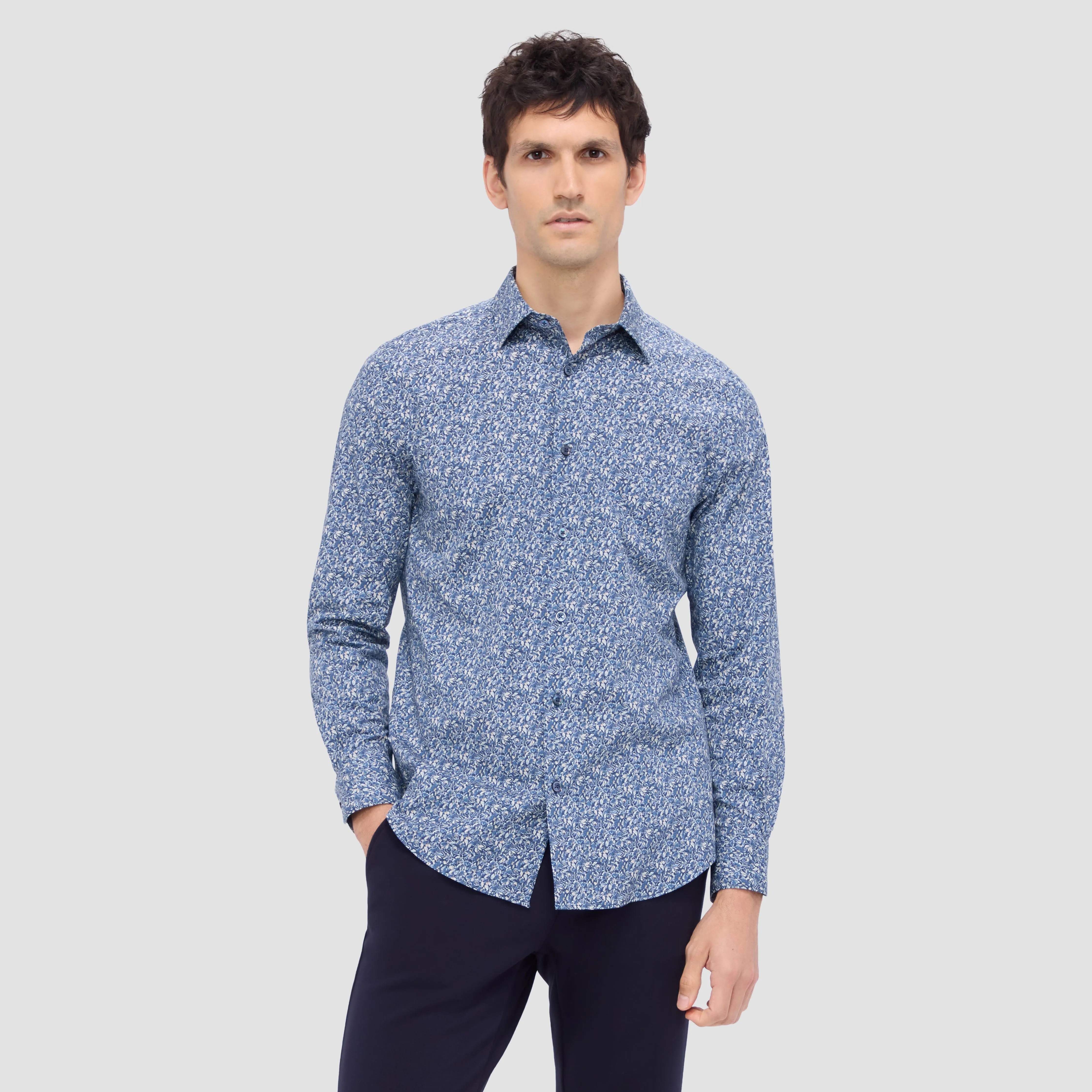 Julian Floral Shirt sold by Bugatchi product image thumbnail 2