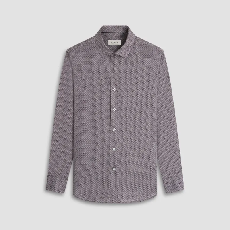Julian Basketweave Shirt sold by Bugatchi