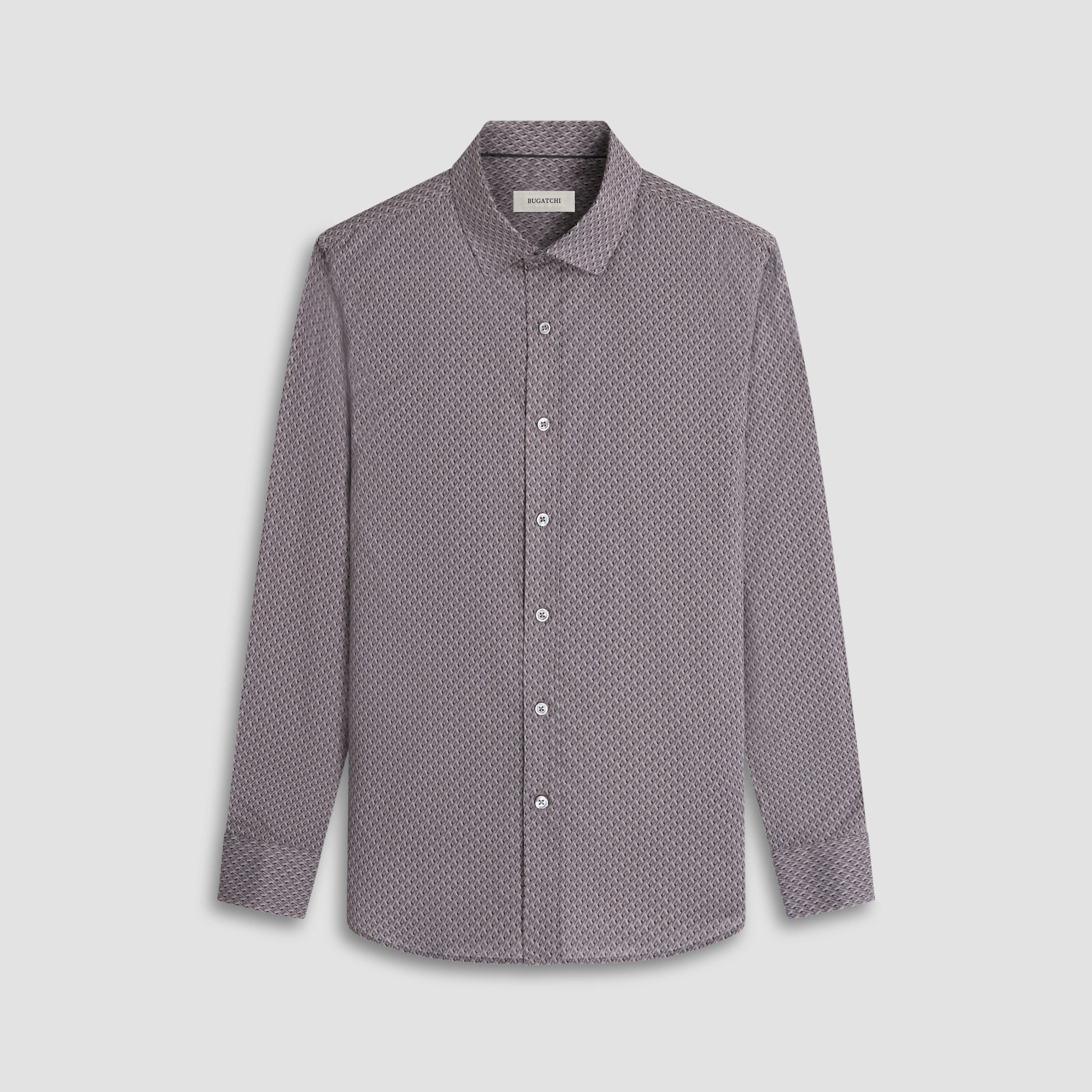 Julian Basketweave Shirt sold by Bugatchi