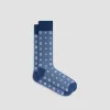 Geometric Mid-Calf Socks sold by Bugatchi