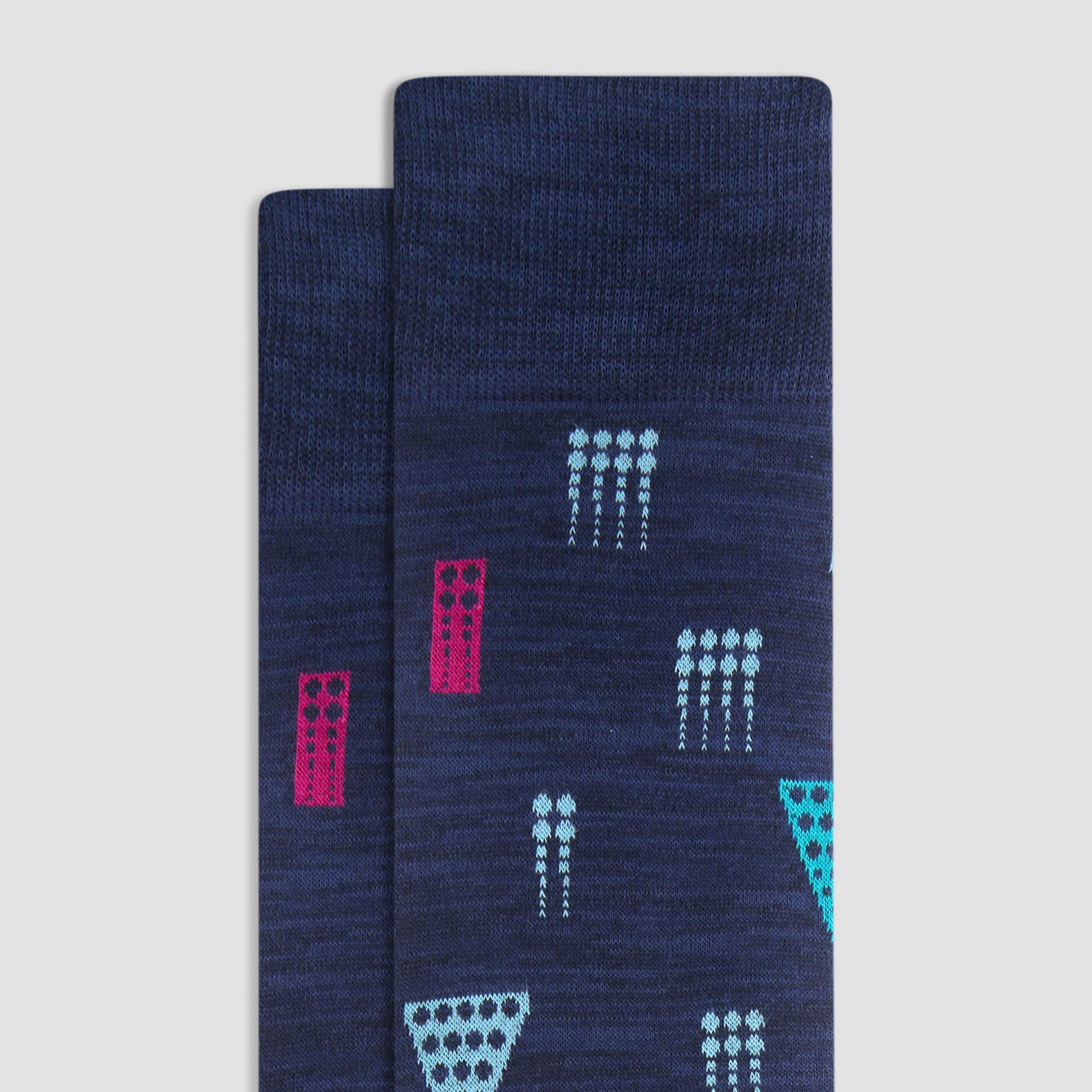 Abstract Mid-Calf Socks sold by Bugatchi product image thumbnail 2