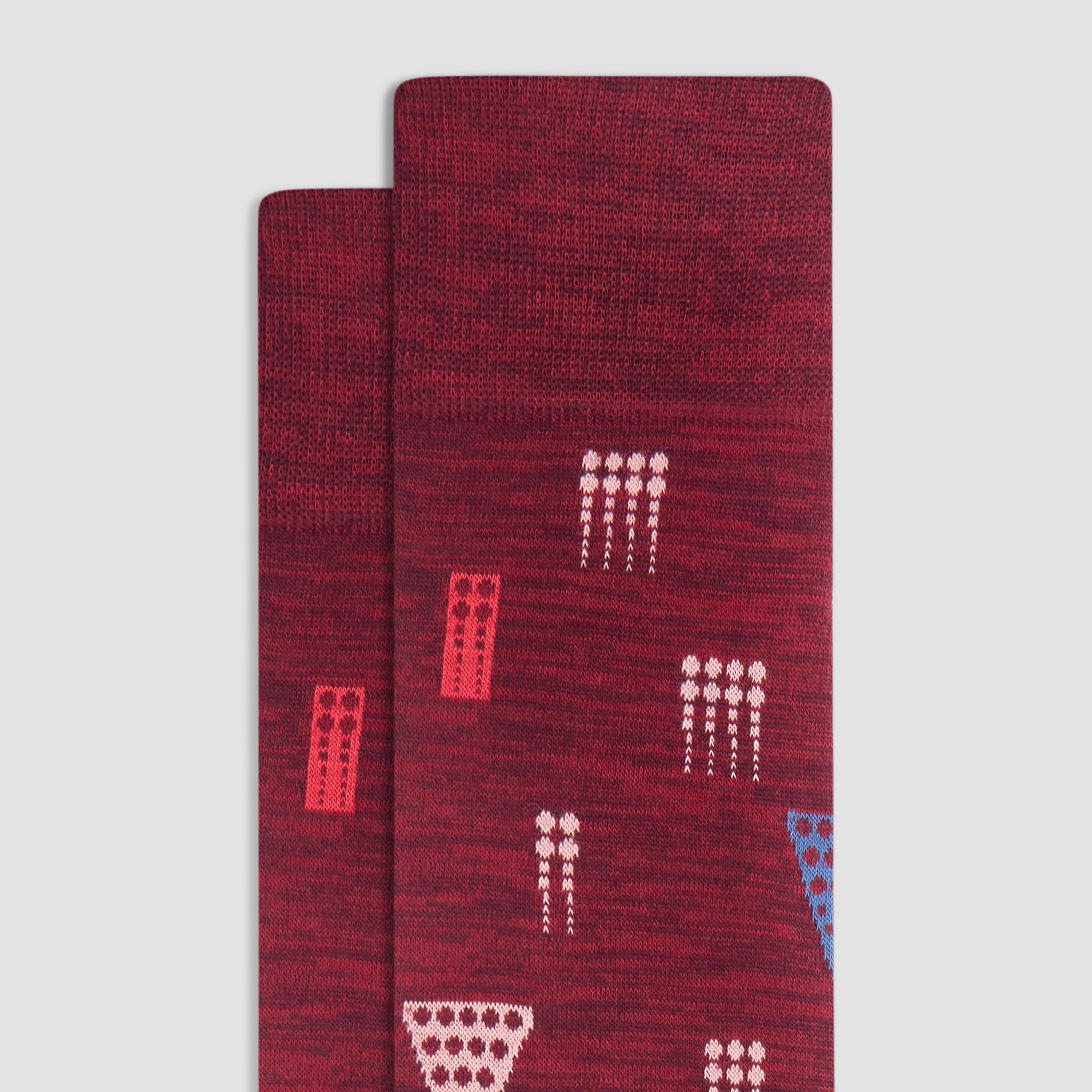 Abstract Mid-Calf Socks sold by Bugatchi product image thumbnail 2