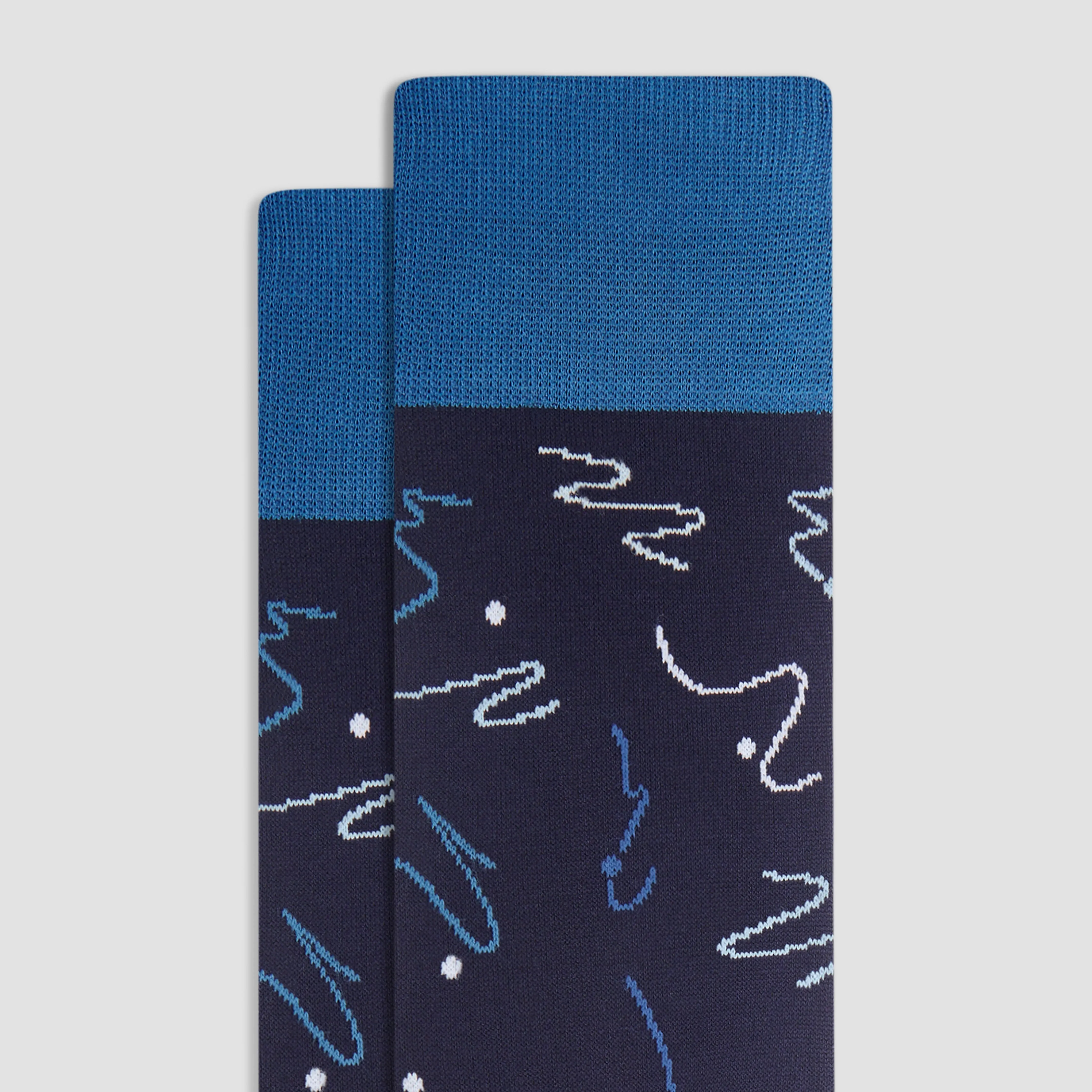 Abstract Mid-Calf Socks sold by Bugatchi product image thumbnail 2