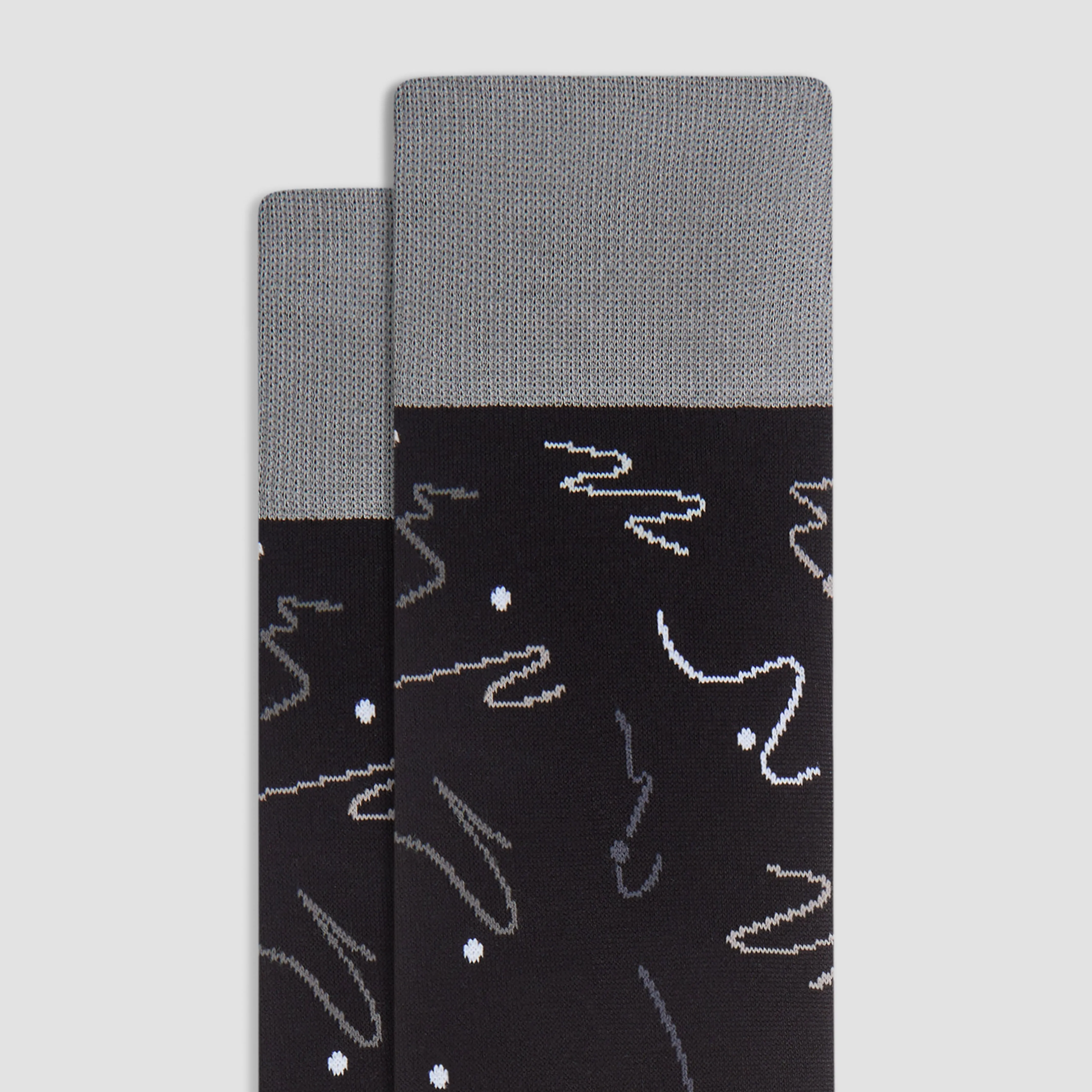 Abstract Mid-Calf Socks sold by Bugatchi product image thumbnail 2