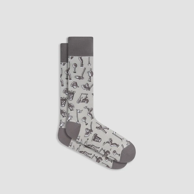 Golf Mid-Calf Socks sold by Bugatchi