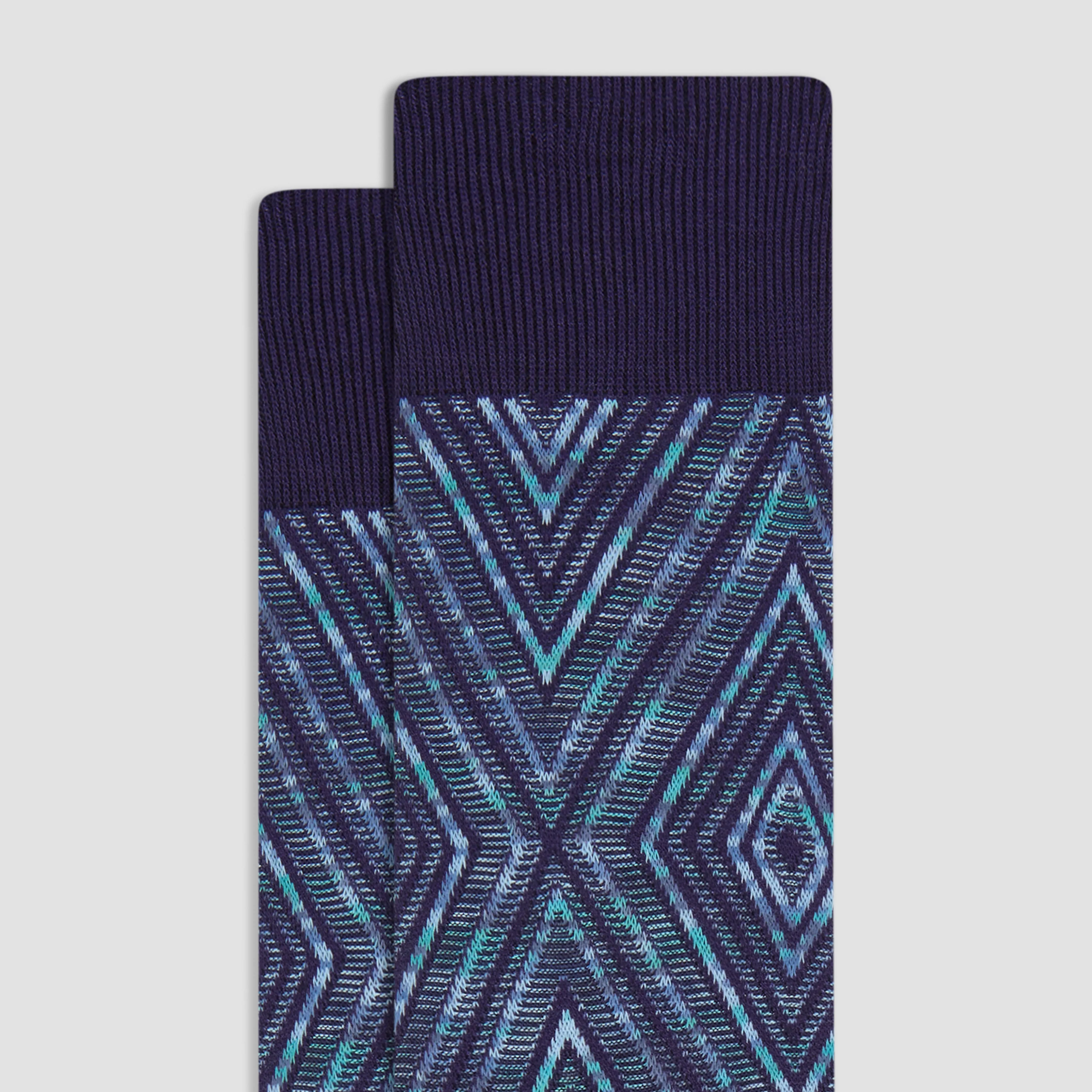 Argyle Mid-Calf Socks sold by Bugatchi product image thumbnail 2