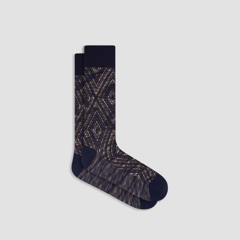 Argyle Mid-Calf Socks sold by Bugatchi