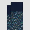 Argyle Mid-Calf Socks sold by Bugatchi
