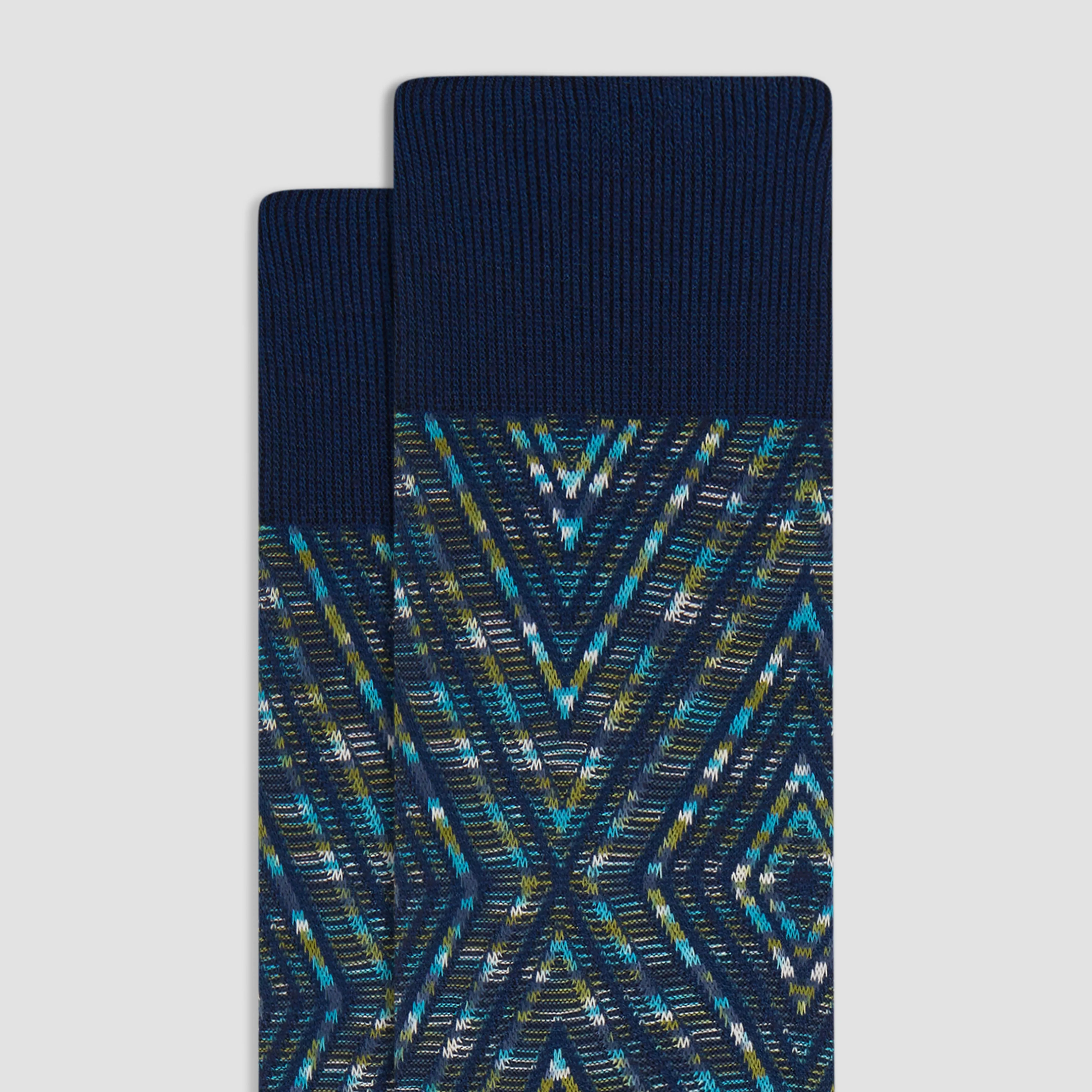 Argyle Mid-Calf Socks sold by Bugatchi product image thumbnail 2