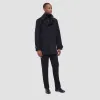 Wool Peacoat with Detachable Bib sold by Bugatchi