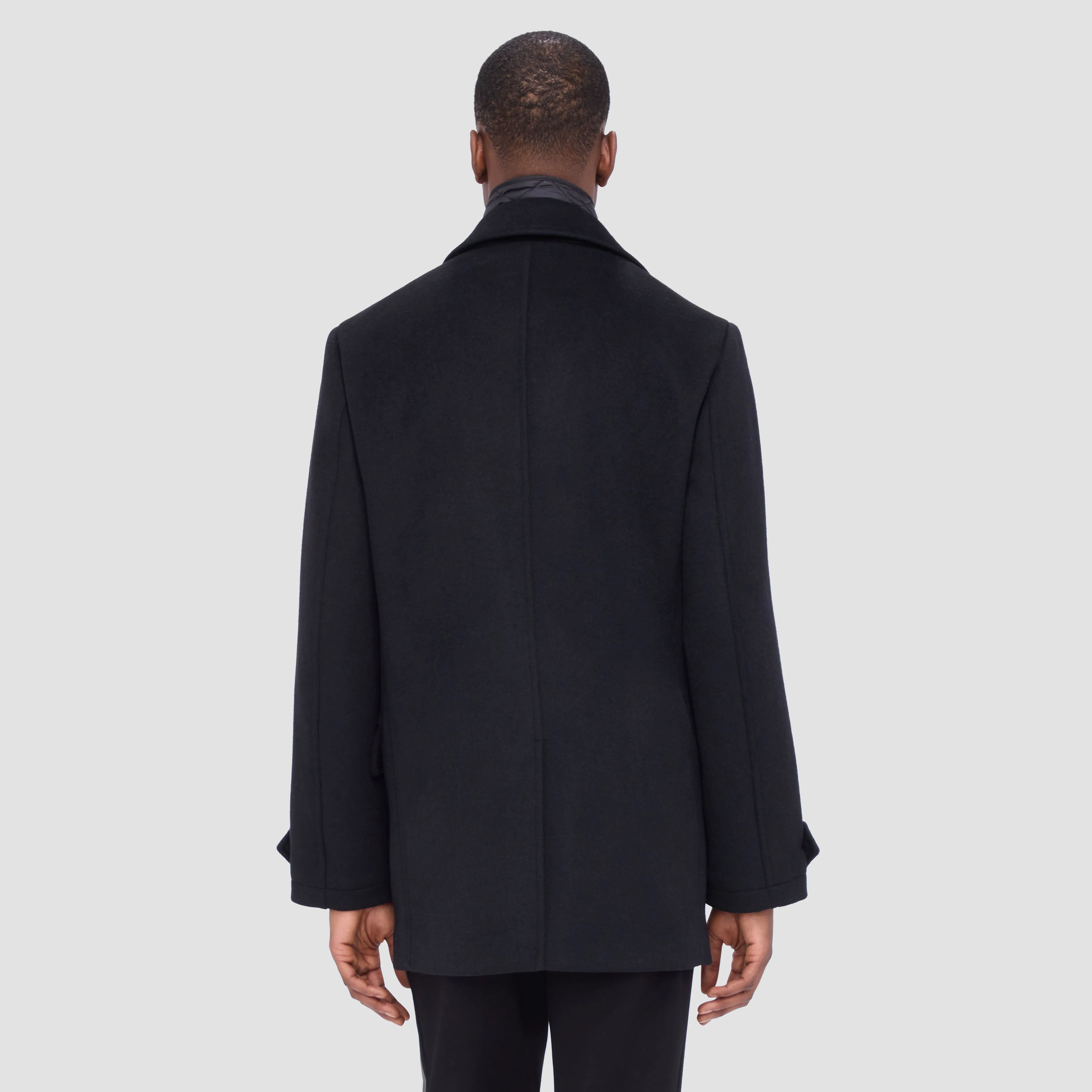 Wool Peacoat with Detachable Bib sold by Bugatchi product image thumbnail 4