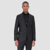 Two Button Stretch Wool Travel Blazer sold by Bugatchi