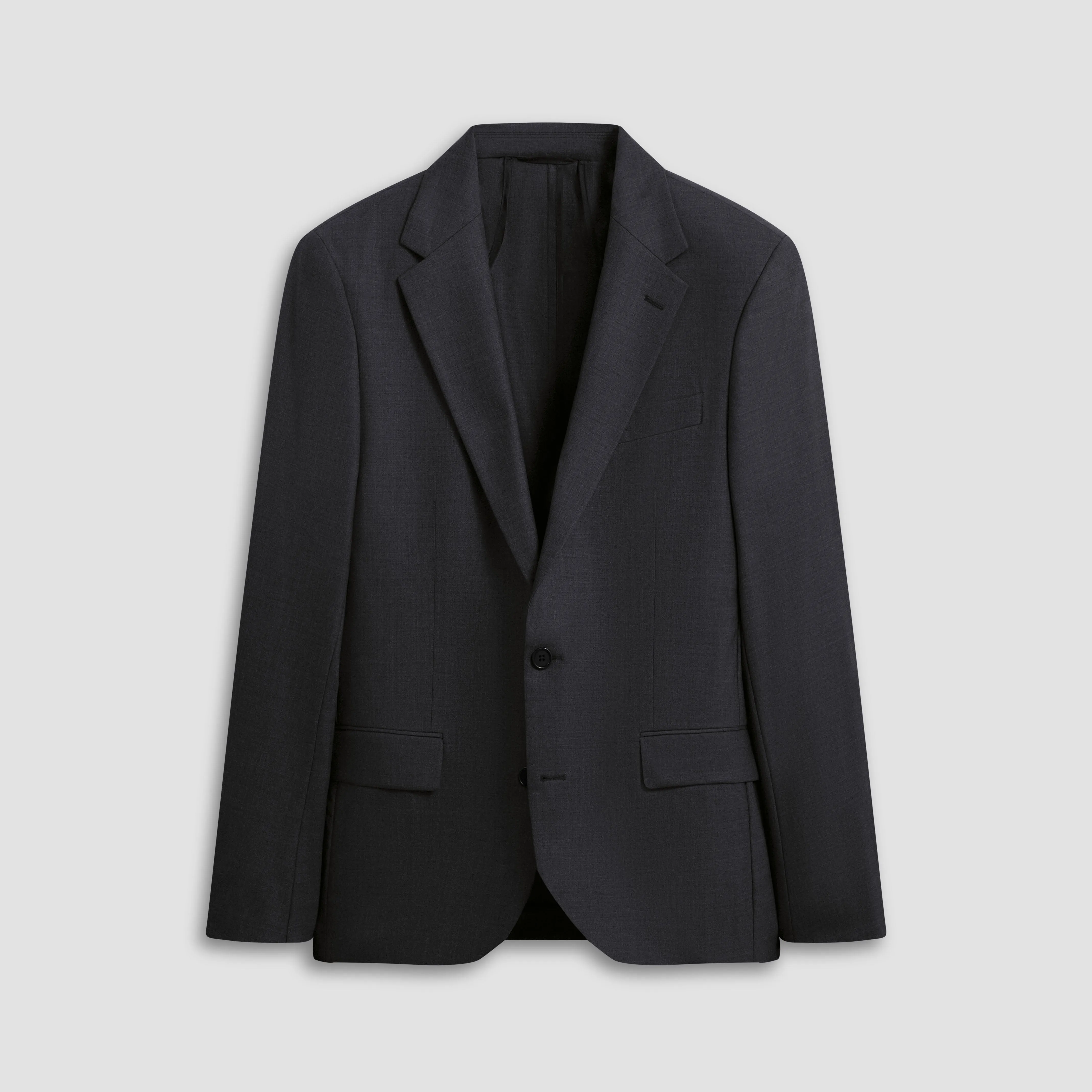 Two Button Stretch Wool Travel Blazer sold by Bugatchi product image thumbnail 2