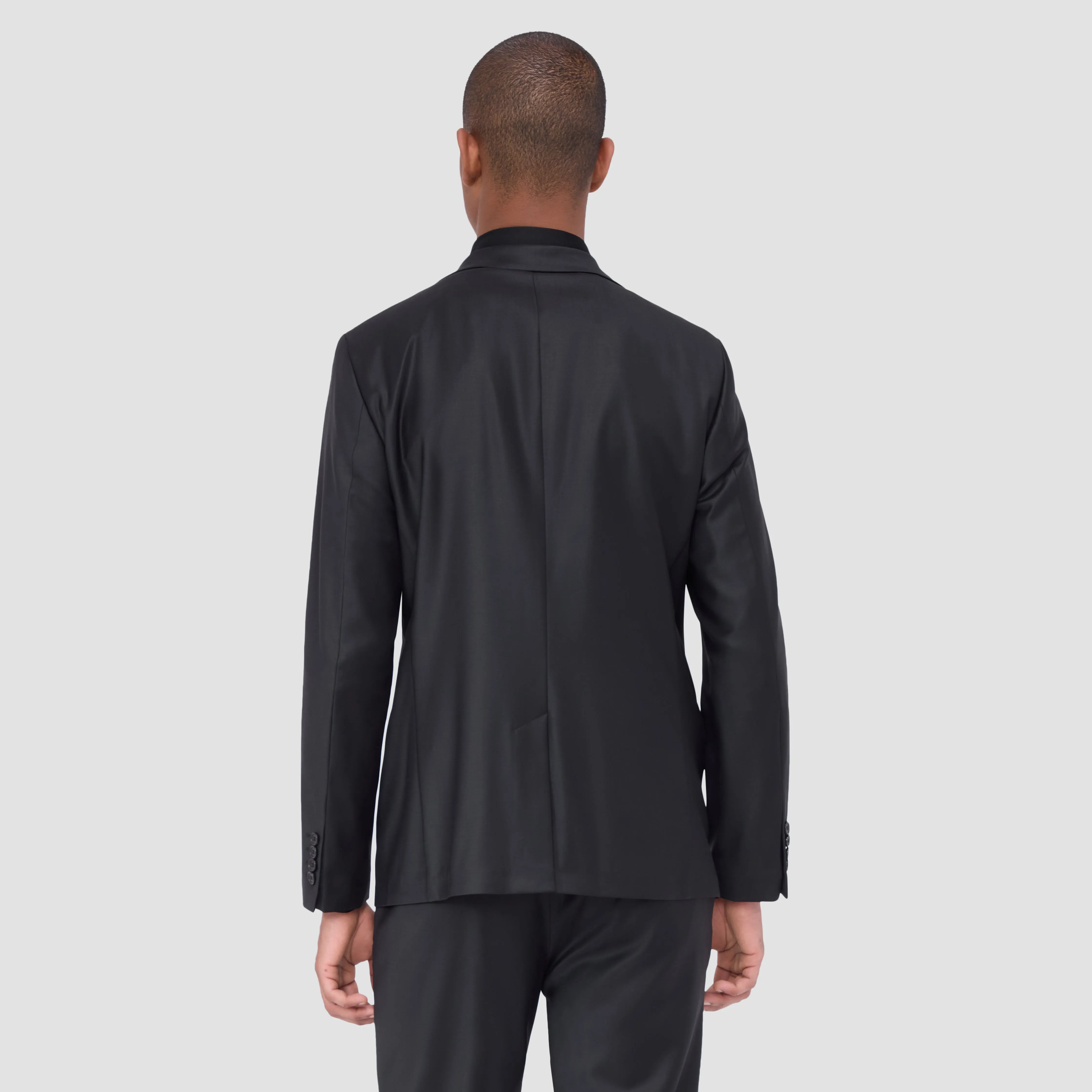 Two Button Stretch Wool Travel Blazer sold by Bugatchi product image thumbnail 5