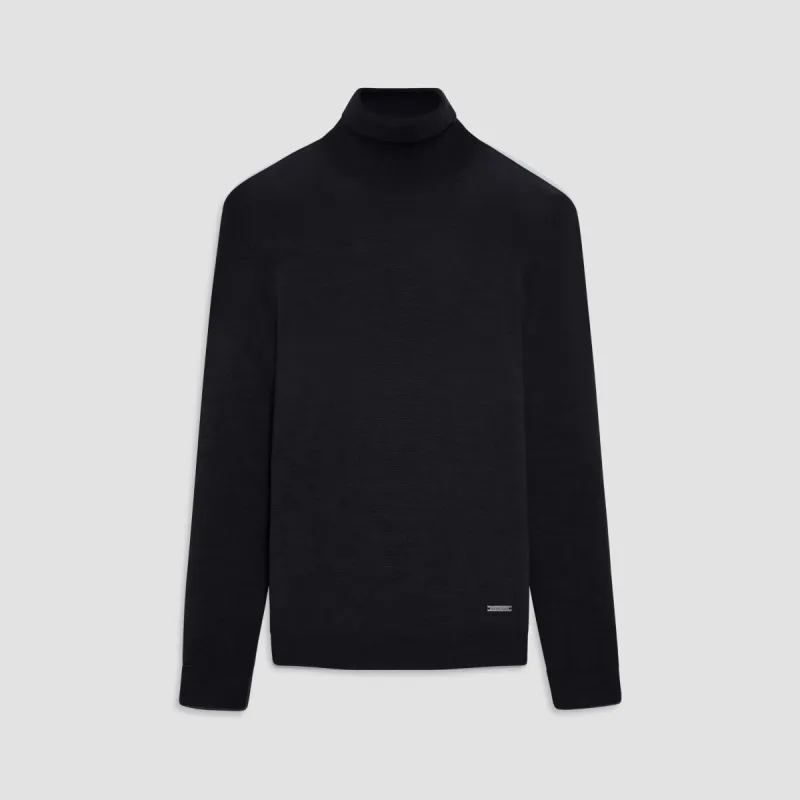 Sawyer Turtleneck Super Merino Sweater sold by Bugatchi
