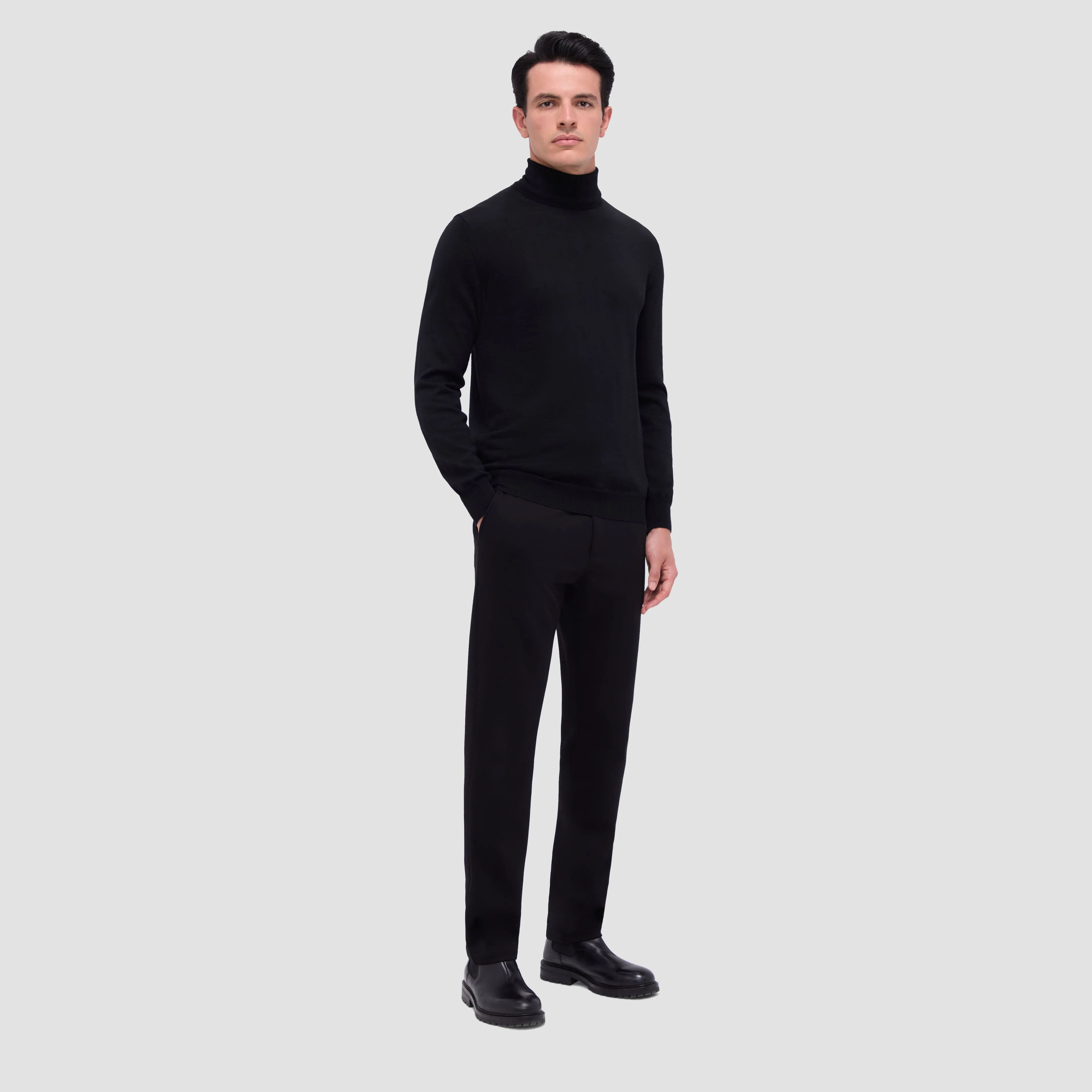 Sawyer Turtleneck Super Merino Sweater sold by Bugatchi product image thumbnail 5
