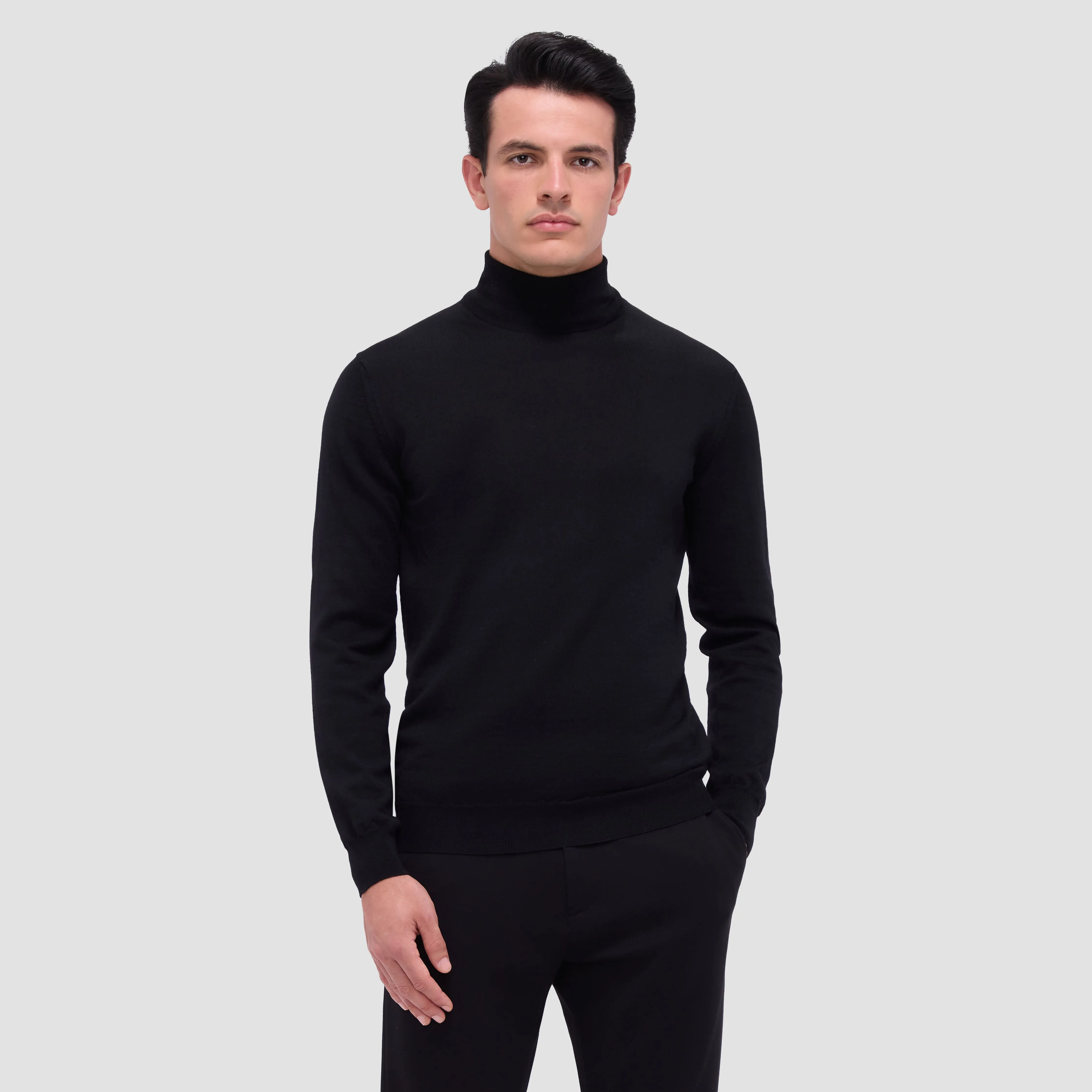 Sawyer Turtleneck Super Merino Sweater sold by Bugatchi product image thumbnail 2