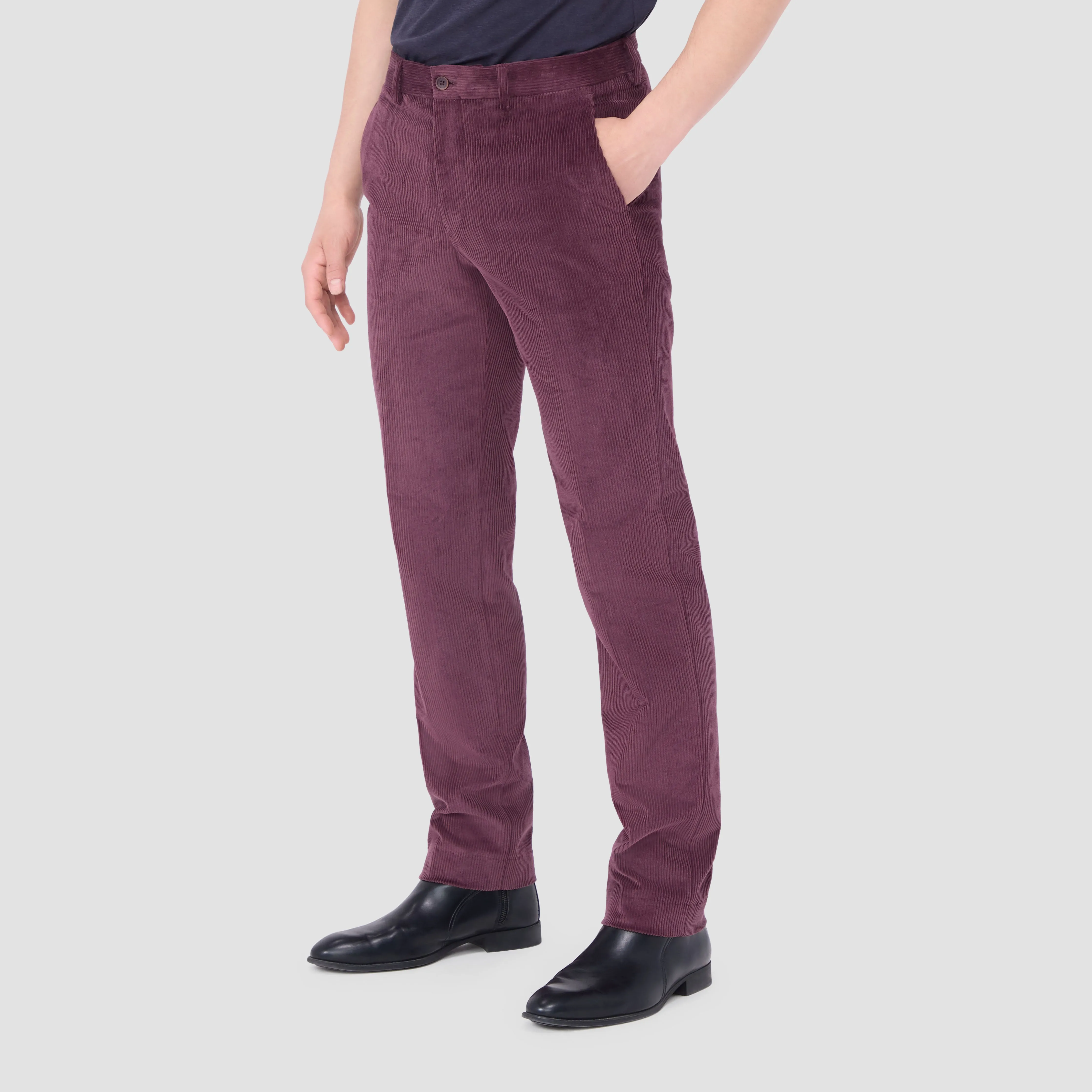 Comfort Stretch Corduroy Dress Pants sold by Bugatchi product image thumbnail 2