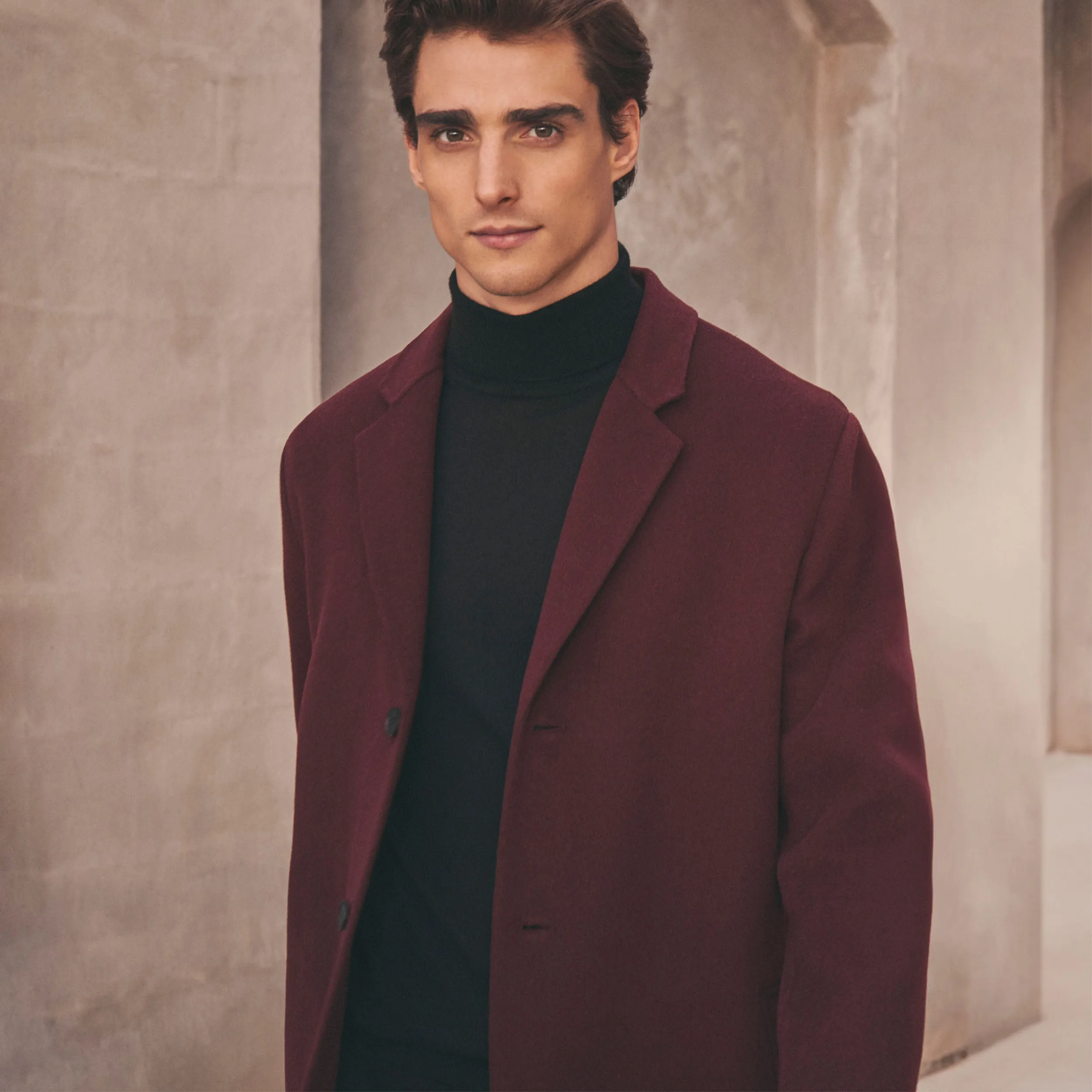 Full Length Wool Coat sold by Bugatchi