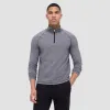 Diagonal Pinstripe Quarter-Zip Pullover sold by Bugatchi