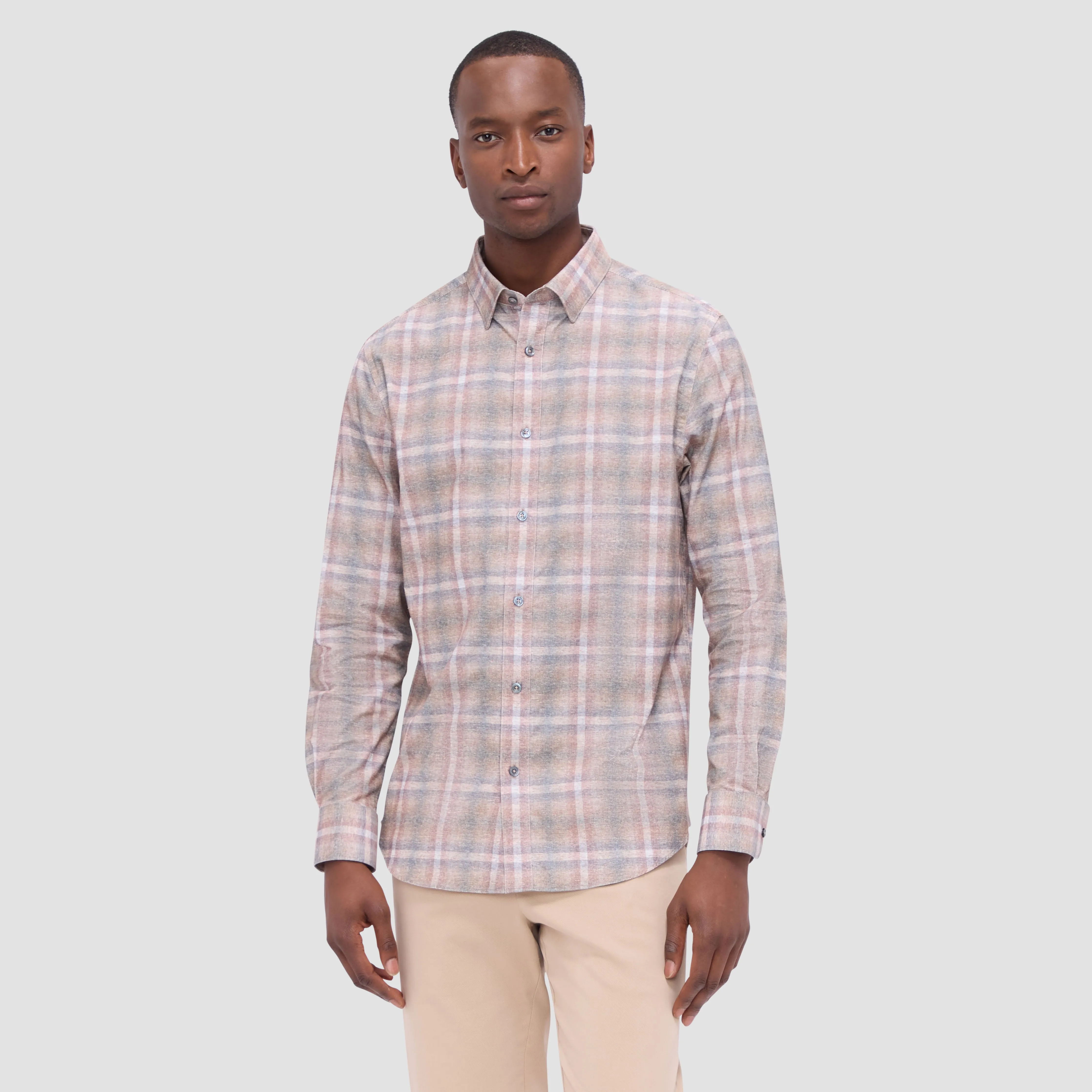 Karl Checkered Shirt sold by Bugatchi product image thumbnail 2